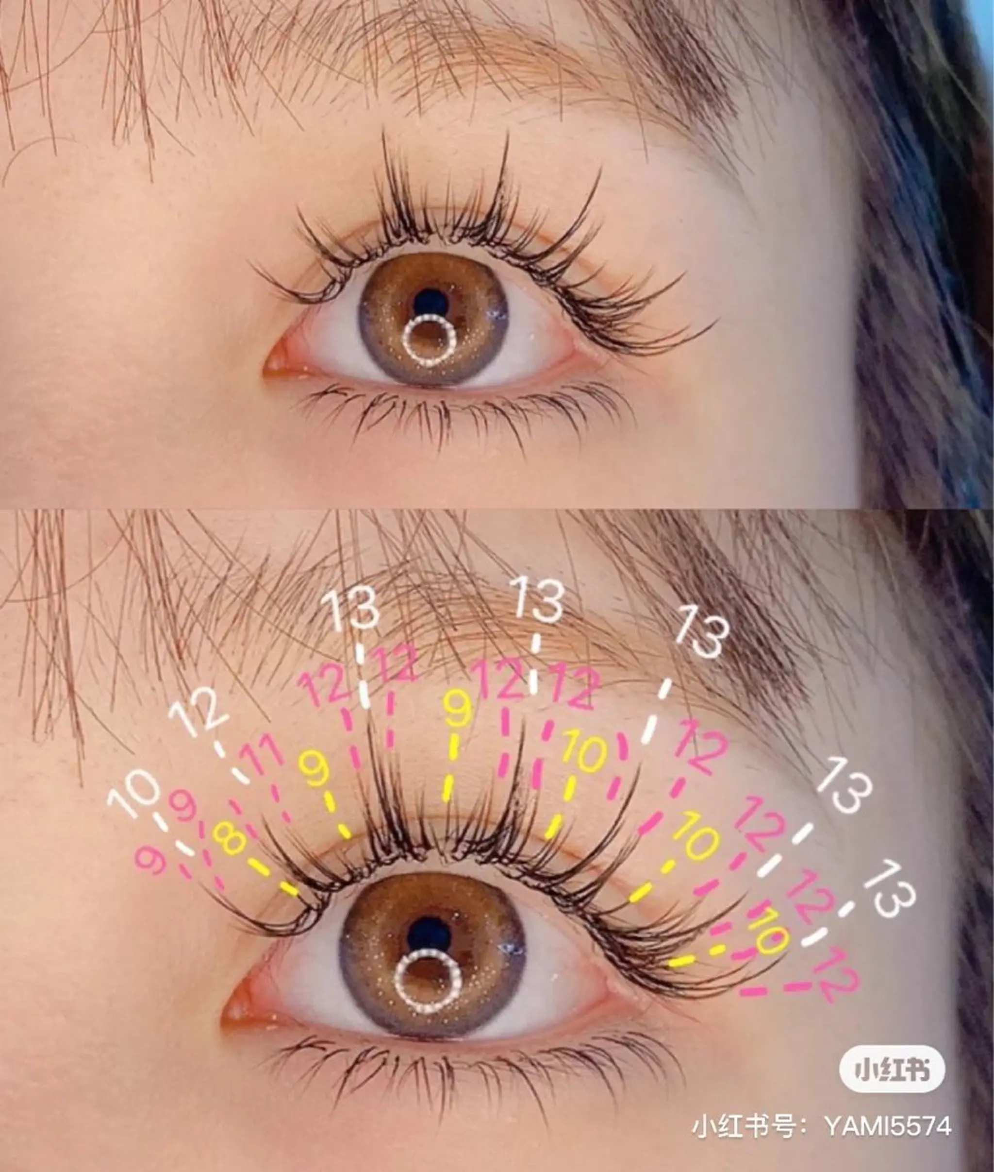 マツエク・マツパ Belle所属・Belle 山崎のマツエク・マツパデザイン