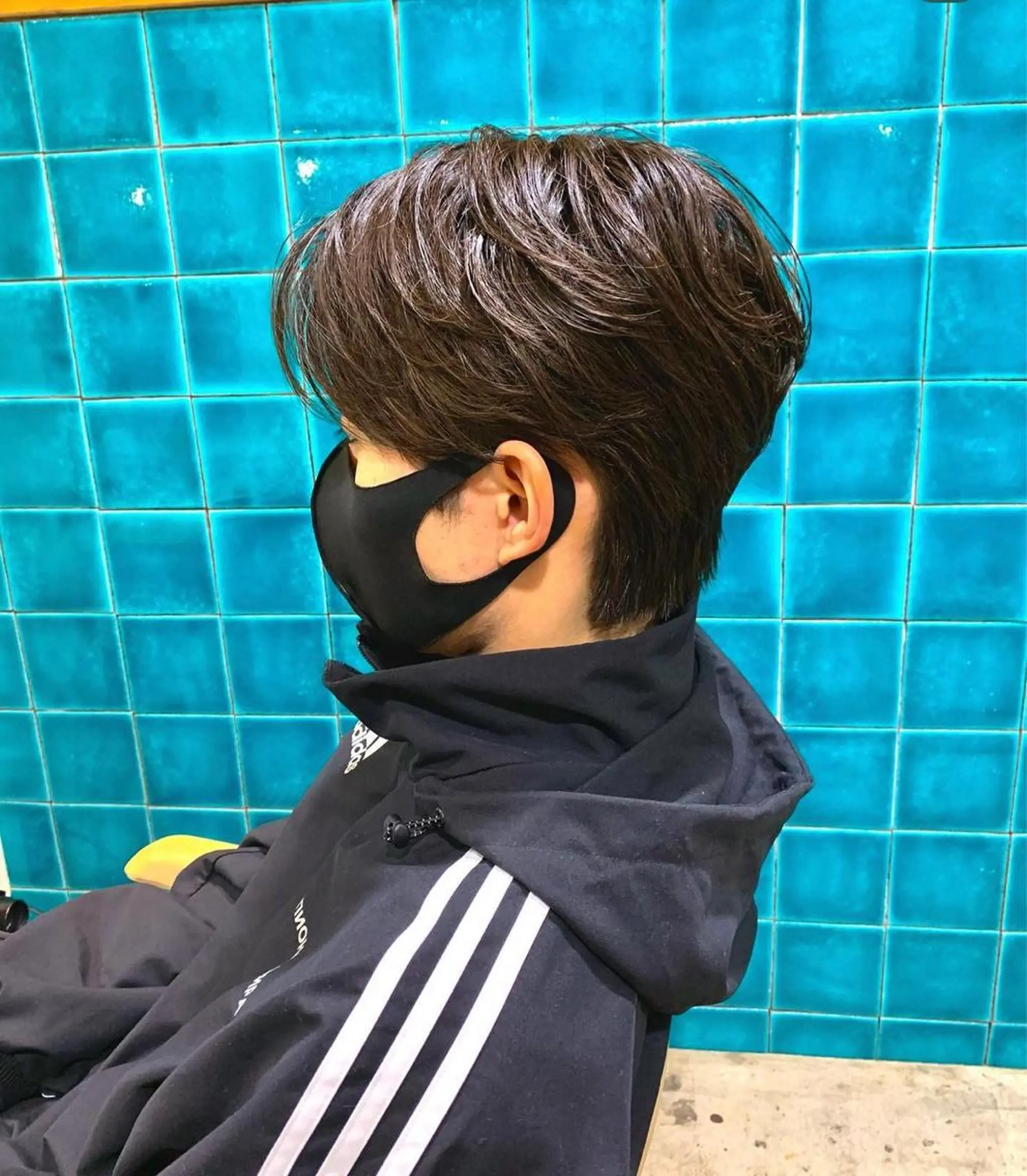 ミディアム メンズ YUKI 新宿 カット/パーマのヘアスタイル