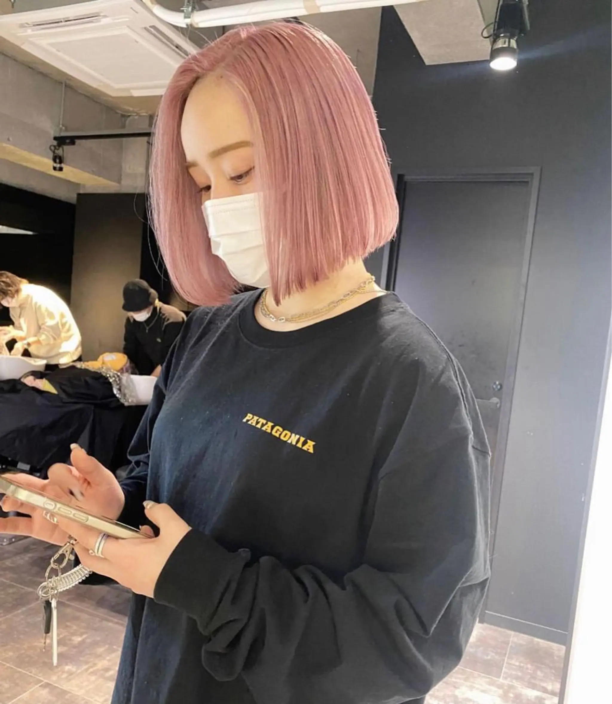 ミディアム カラー 心斎橋/ブリーチ minamiのヘアスタイル