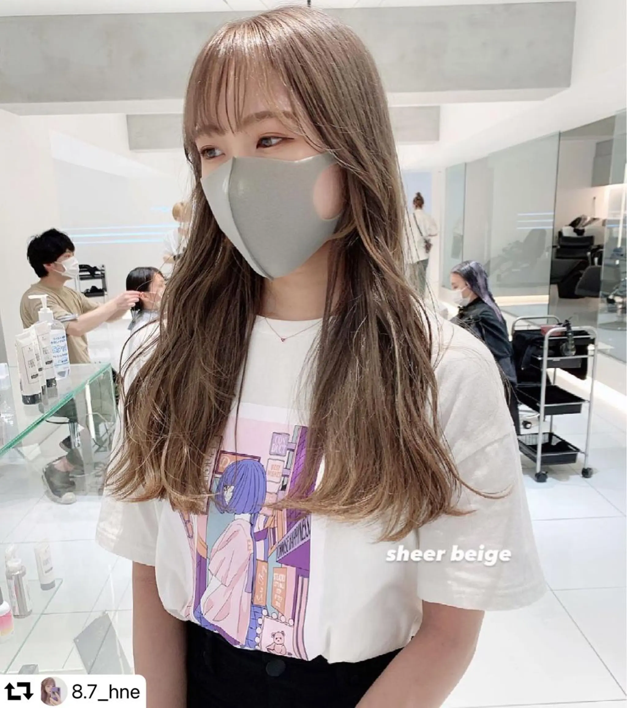 ロング カラー RAYS/レイズ/立川/立川南口所属・レイズ 立川のヘアスタイル