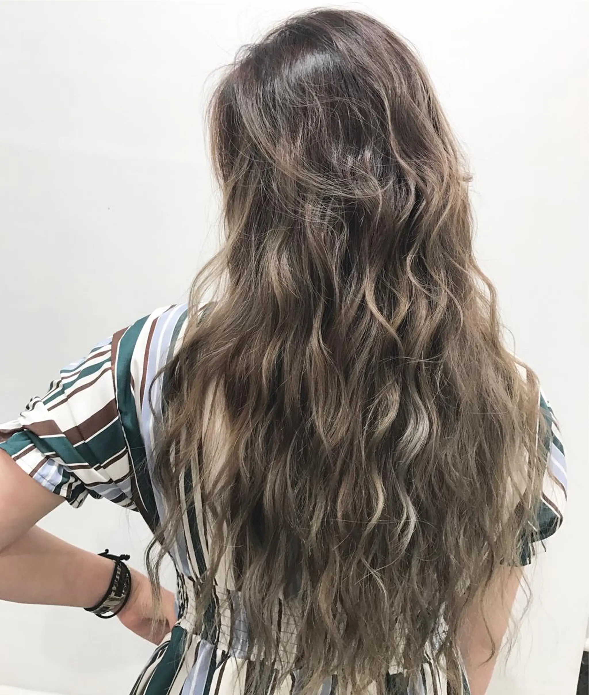 ロング カラー ヘアアレンジ ヘアカラー トリートメント BANK'S hair所属・💐ケラチン 髪質改善寺坂雄飛💐のヘアスタイル