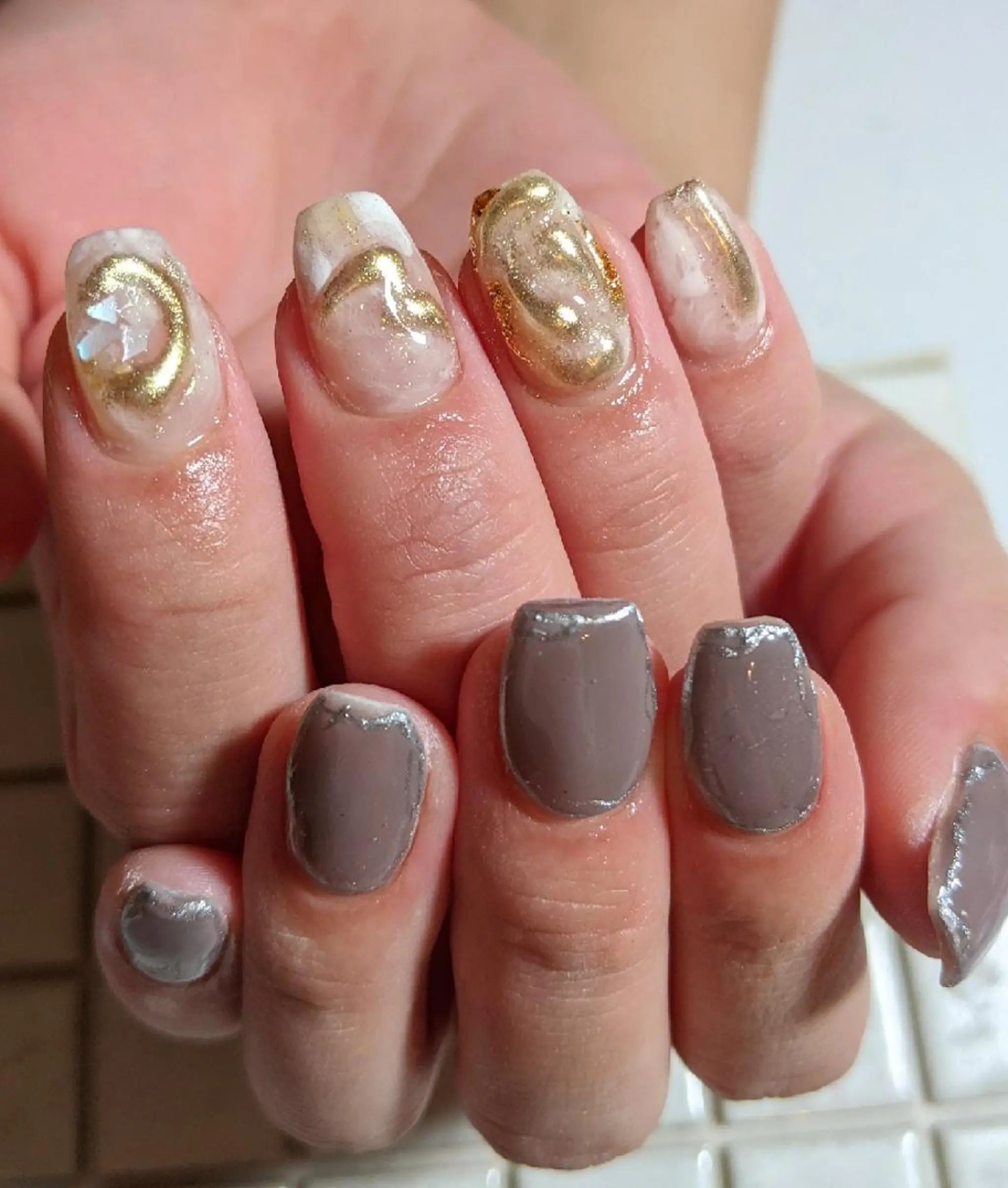 ネイル ニュアンスネイル ハンドネイル private salon mieのネイルデザイン