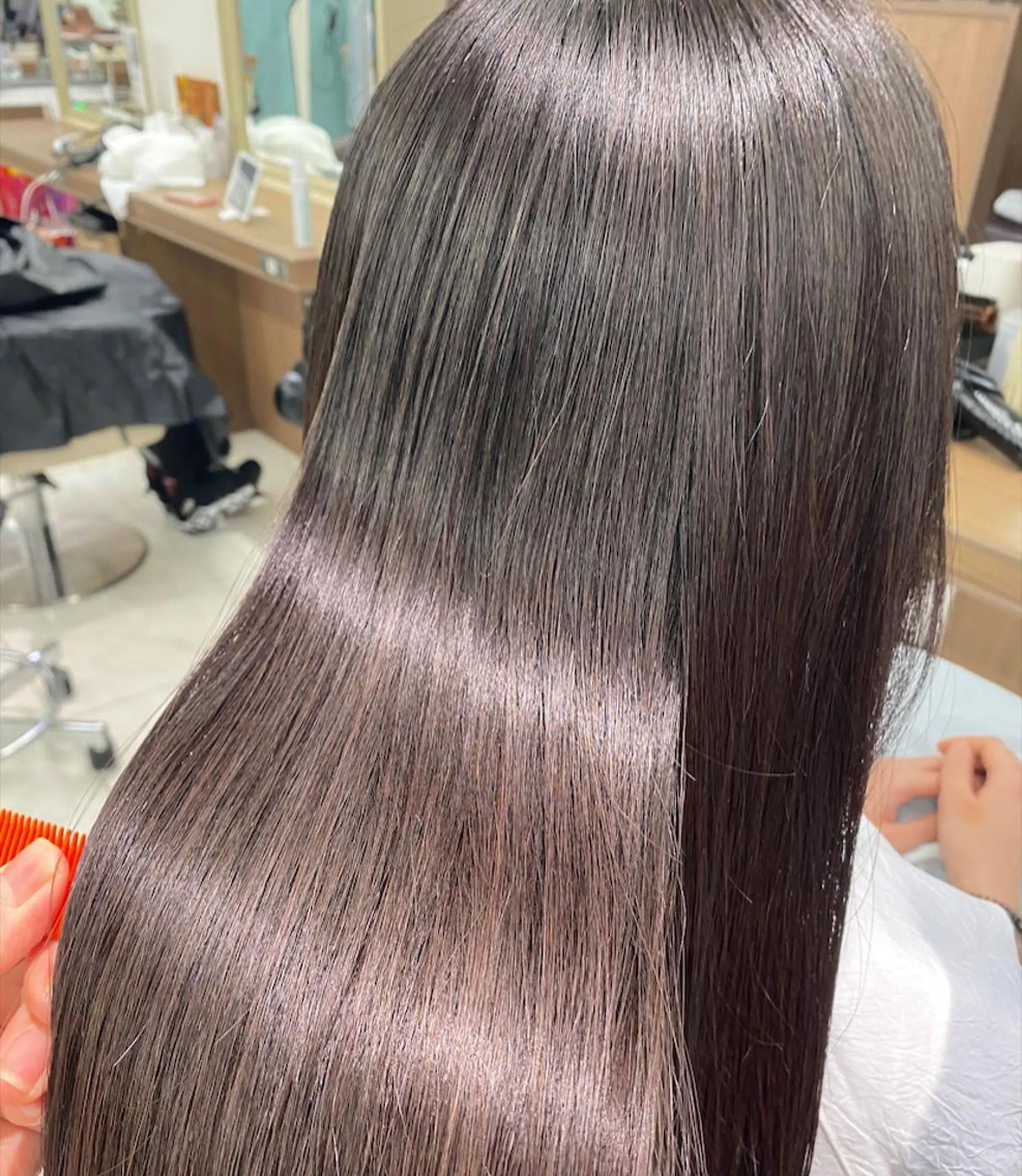 セミロング トリートメント 西山梨々【12/1〜 産休を頂きます🎀】のヘアスタイル