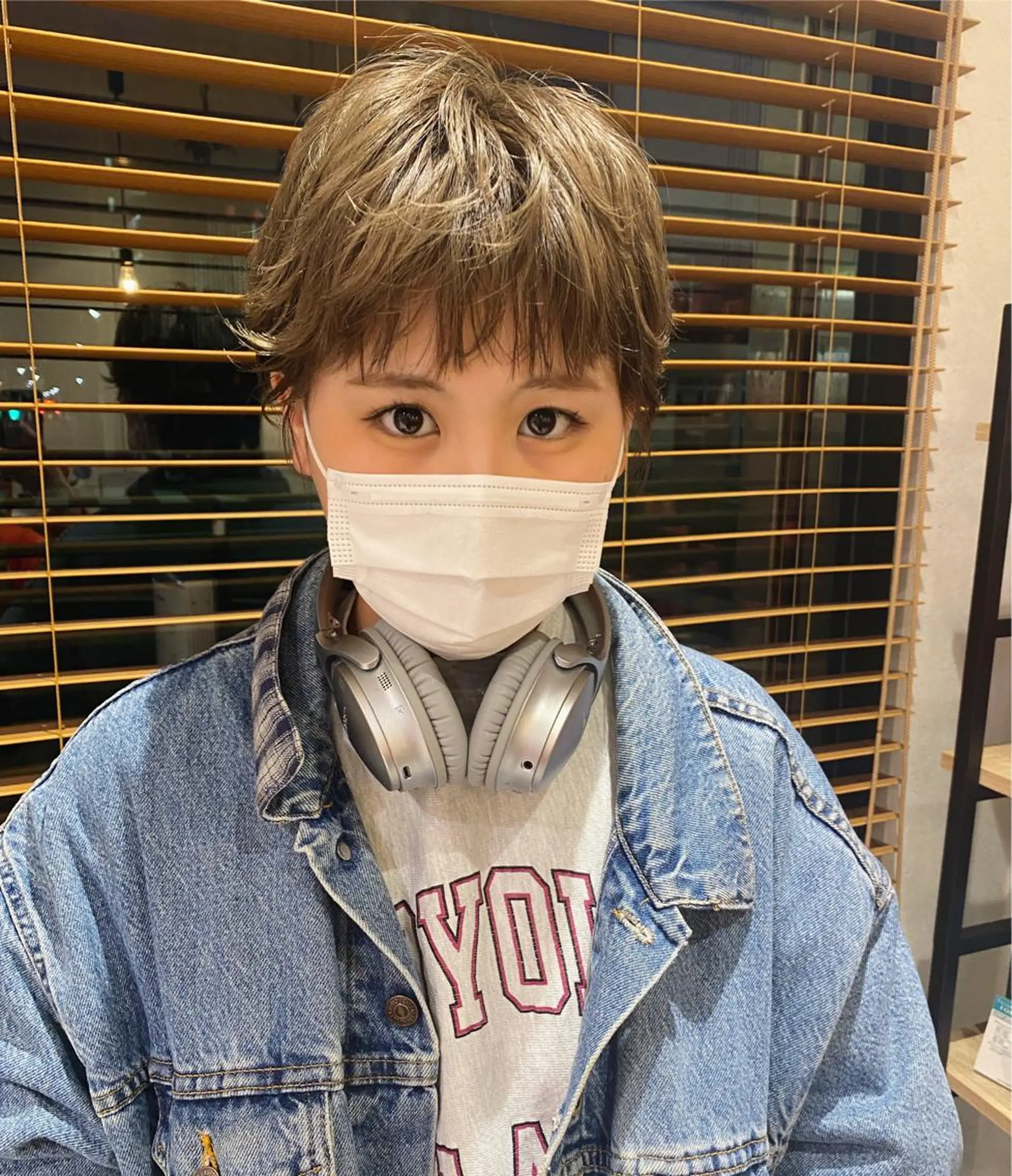 ショート カラー ヘアアレンジ ハイトーンカラー ヘアカラー トリートメント ヘッドスパ パーマ指名No1 /namiのヘアスタイル