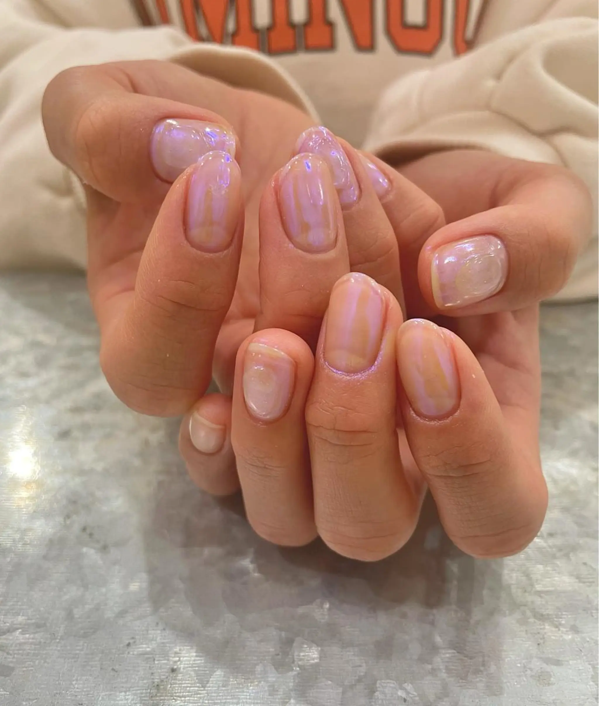 ネイル オーロラネイル Nagashima sanaのネイルデザイン