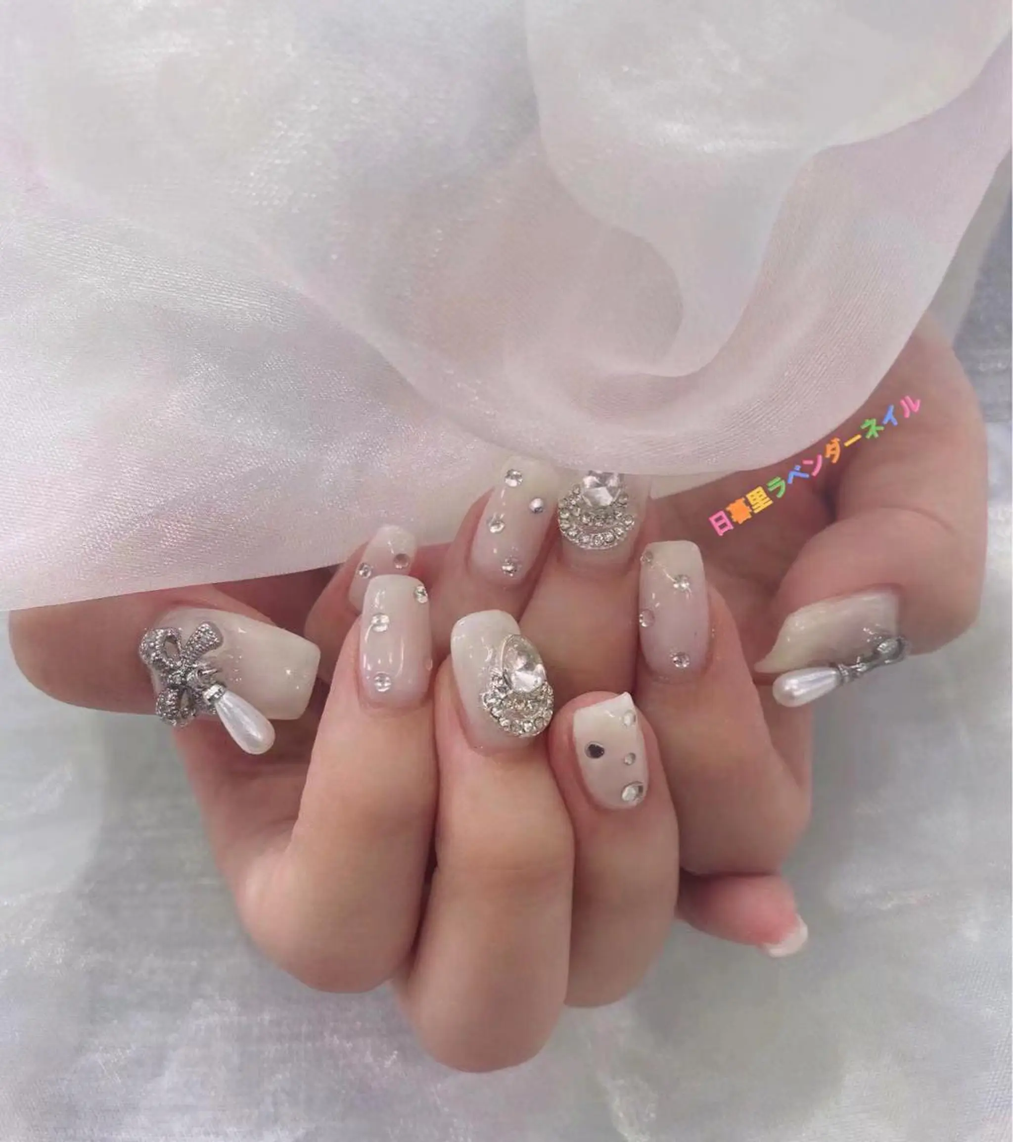 ネイル ラベンダー💖日暮里 ルル💖ネイルのネイルデザイン