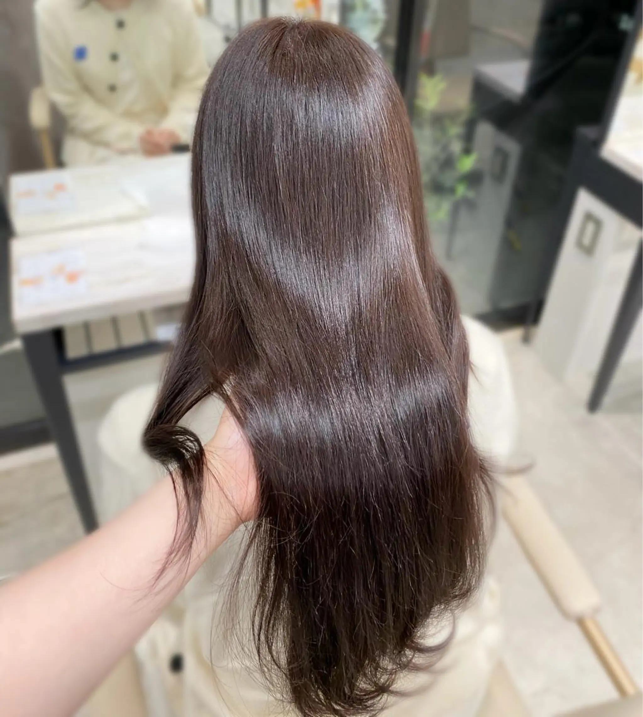 ロング カラー ヘアカラー トリートメント ブリーチなしカラー 🤍　Mihanaのヘアスタイル