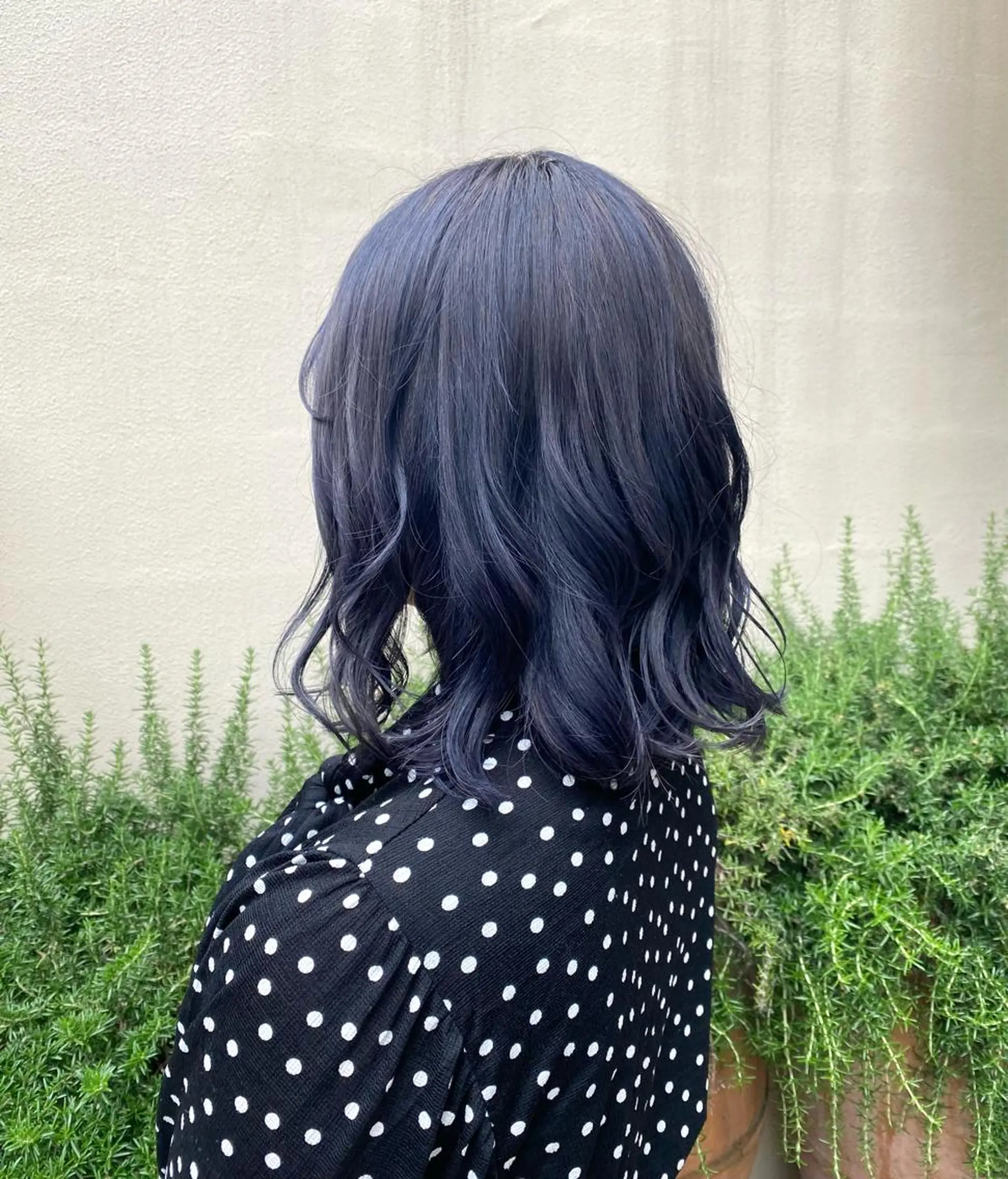 ミディアム カラー ブルーカラー ネイビーカラー Aujuaソムリエ 🎨‎♡HARUのヘアスタイル