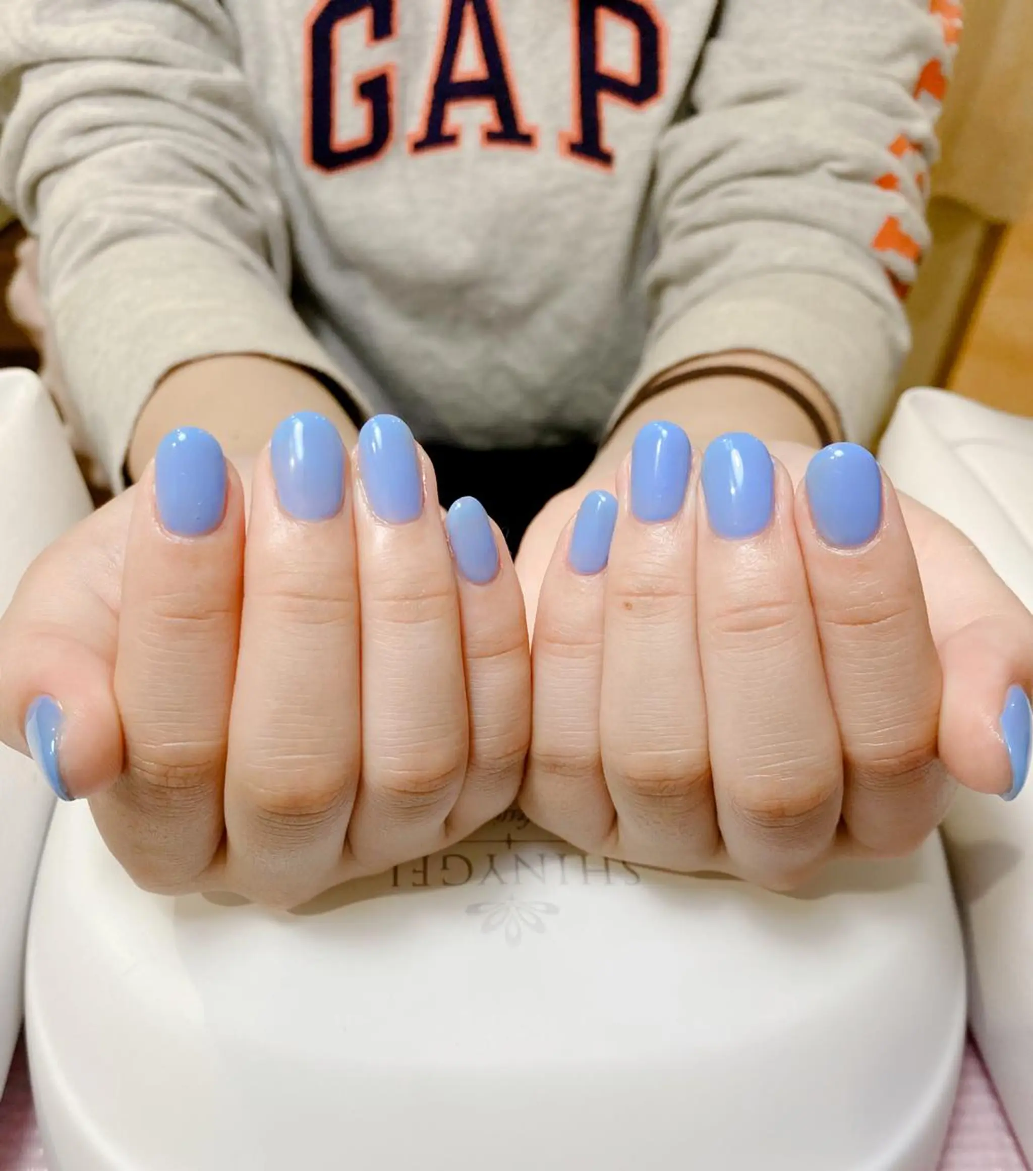 ネイル ブルー Daria. nailのマツエク・マツパデザイン