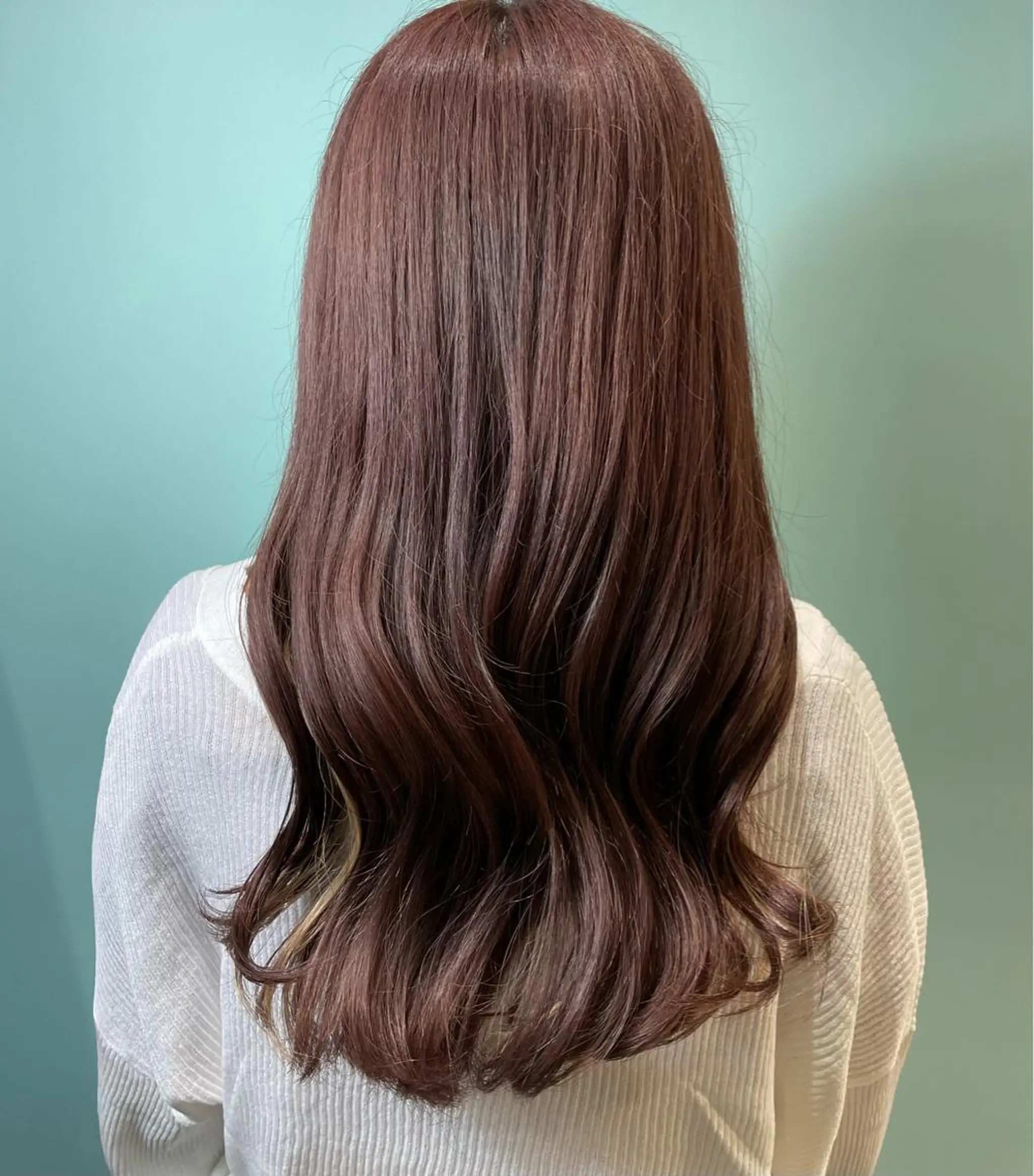 ロング カラー ヘアカラー 吉原 愛美のヘアスタイル