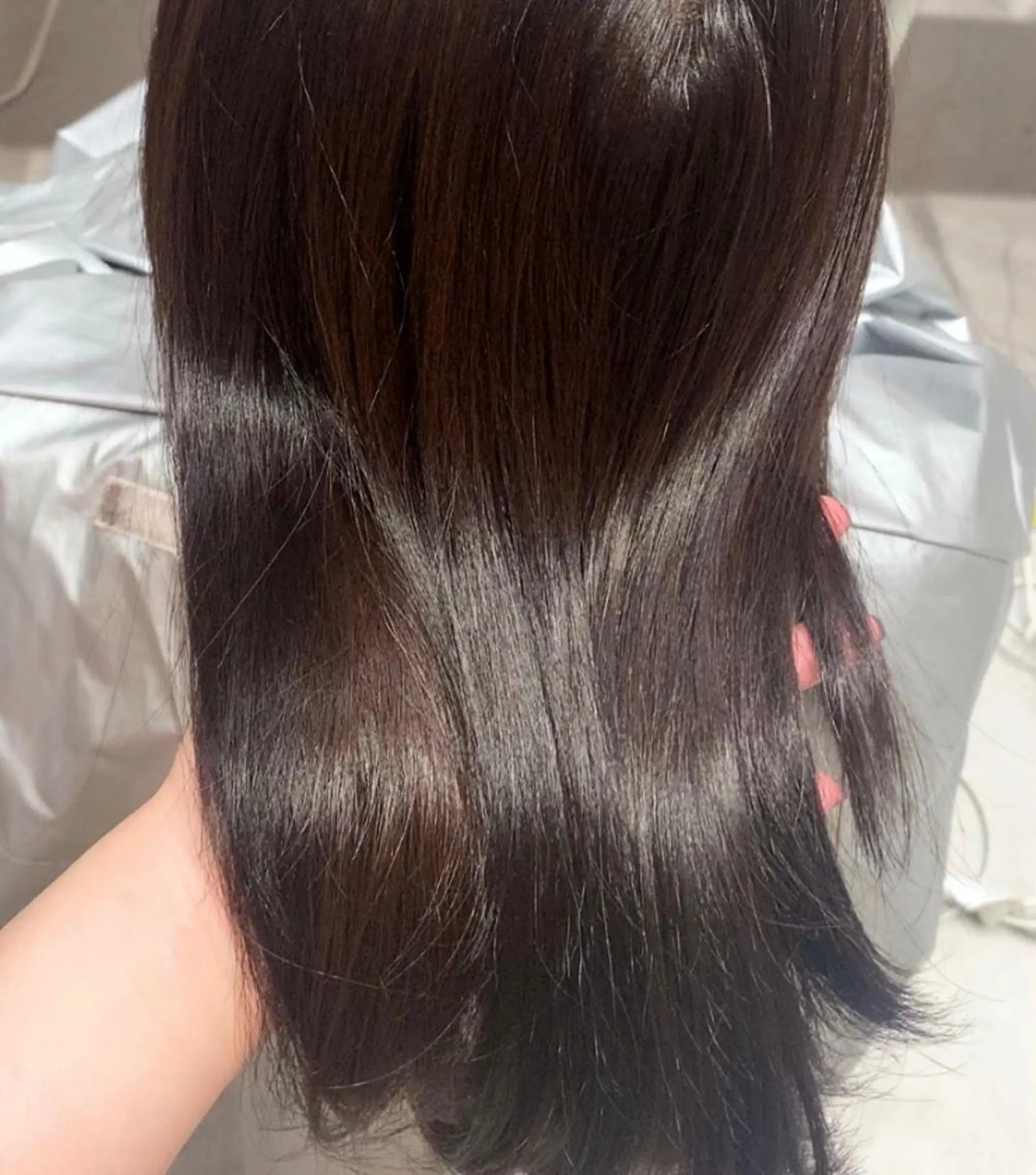 セミロング カラー ヘアアレンジ 内田 志乃のヘアスタイル