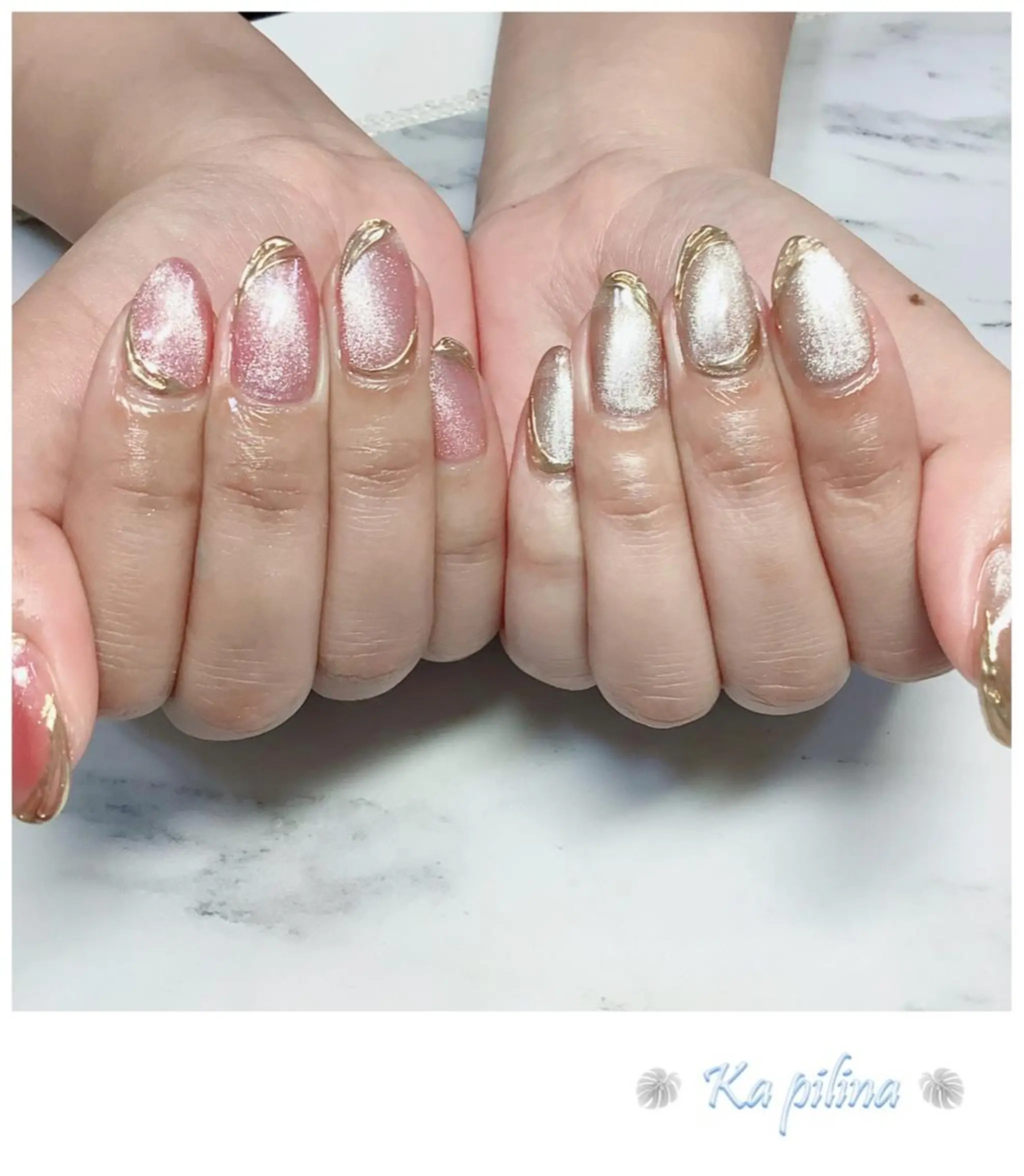 ネイル マグネットネイル Nail salon Ka pilinaのネイルデザイン