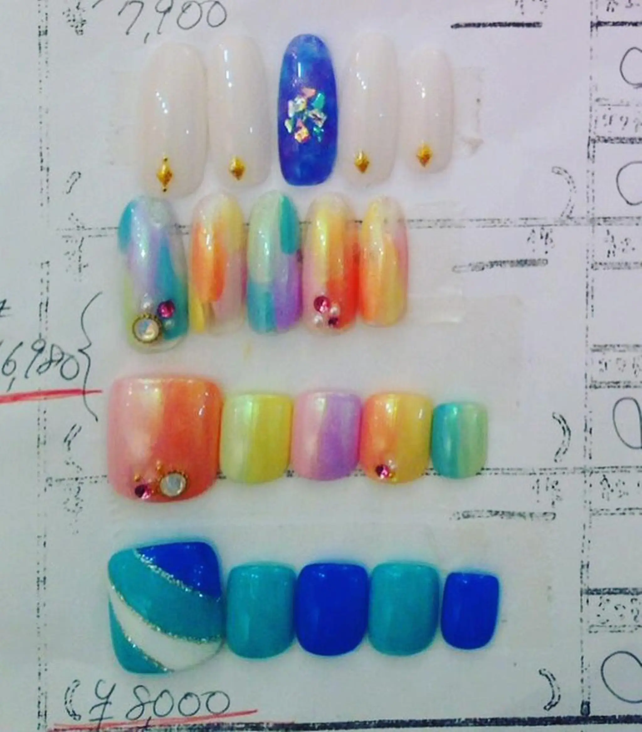 セミロング カラー ヘアアレンジ メンズ キッズ ネイル マツエク・マツパ NAILSGOGO shibuyaのネイルデザイン