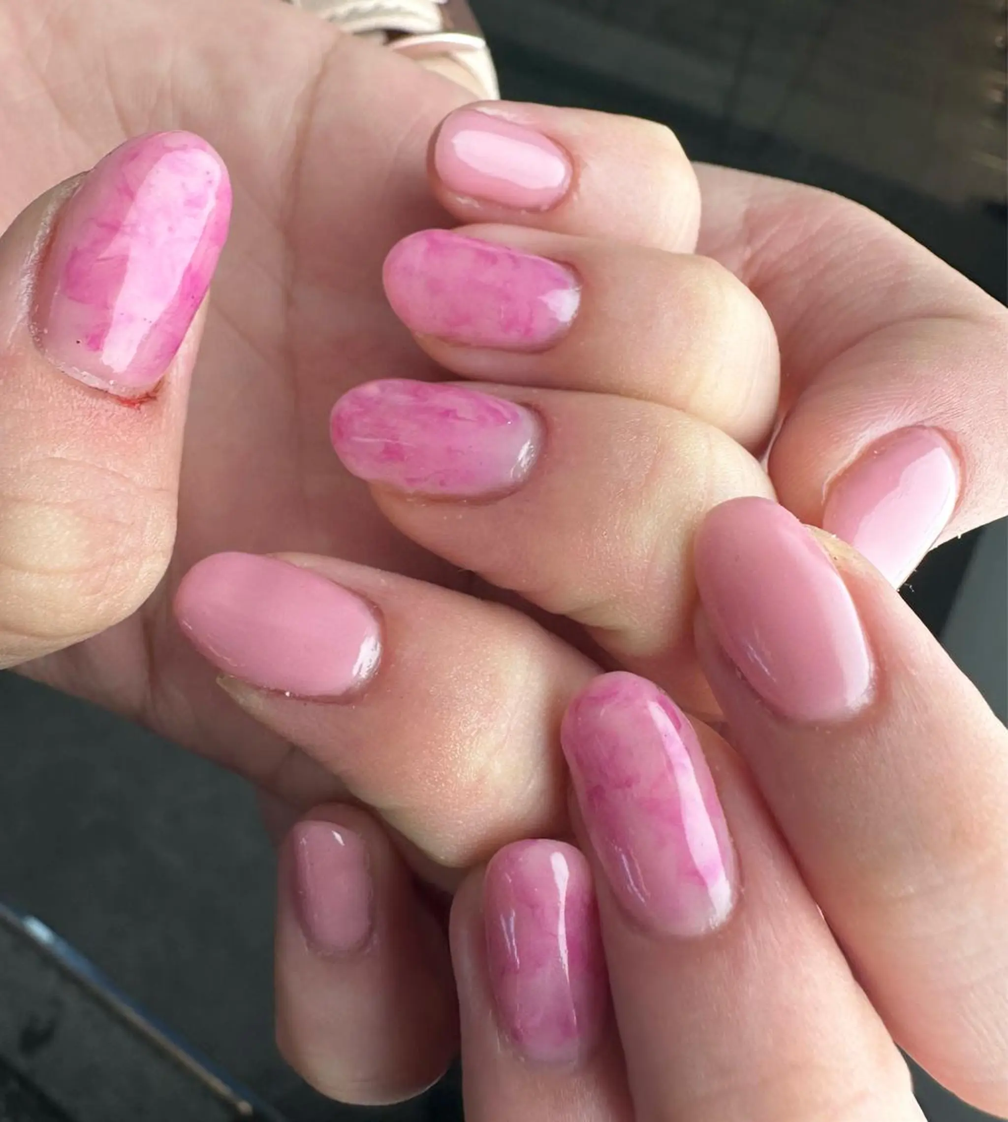 ネイル 🎀韓国レイヤー特化 🎀ベージュ/ミクのヘアスタイル