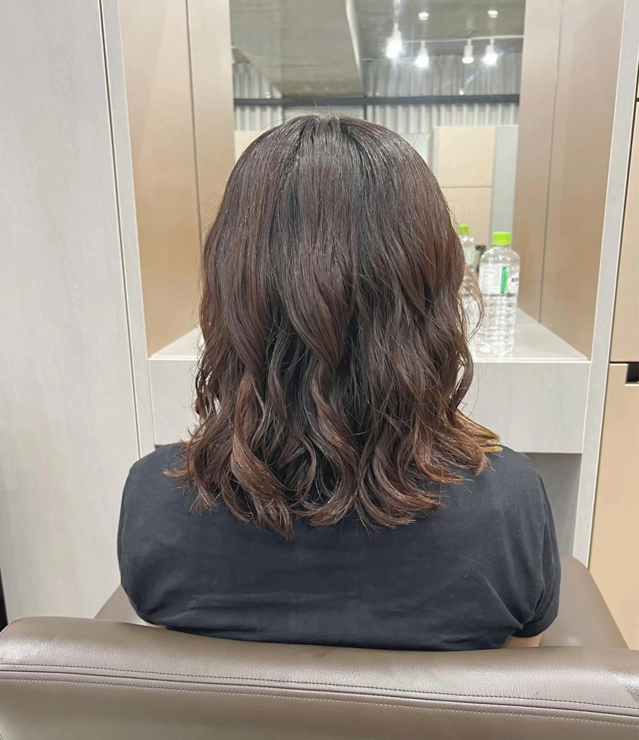 ミディアム パーマ ボブパーマコテ巻き風 パーマNo1深江秀平のヘアスタイル