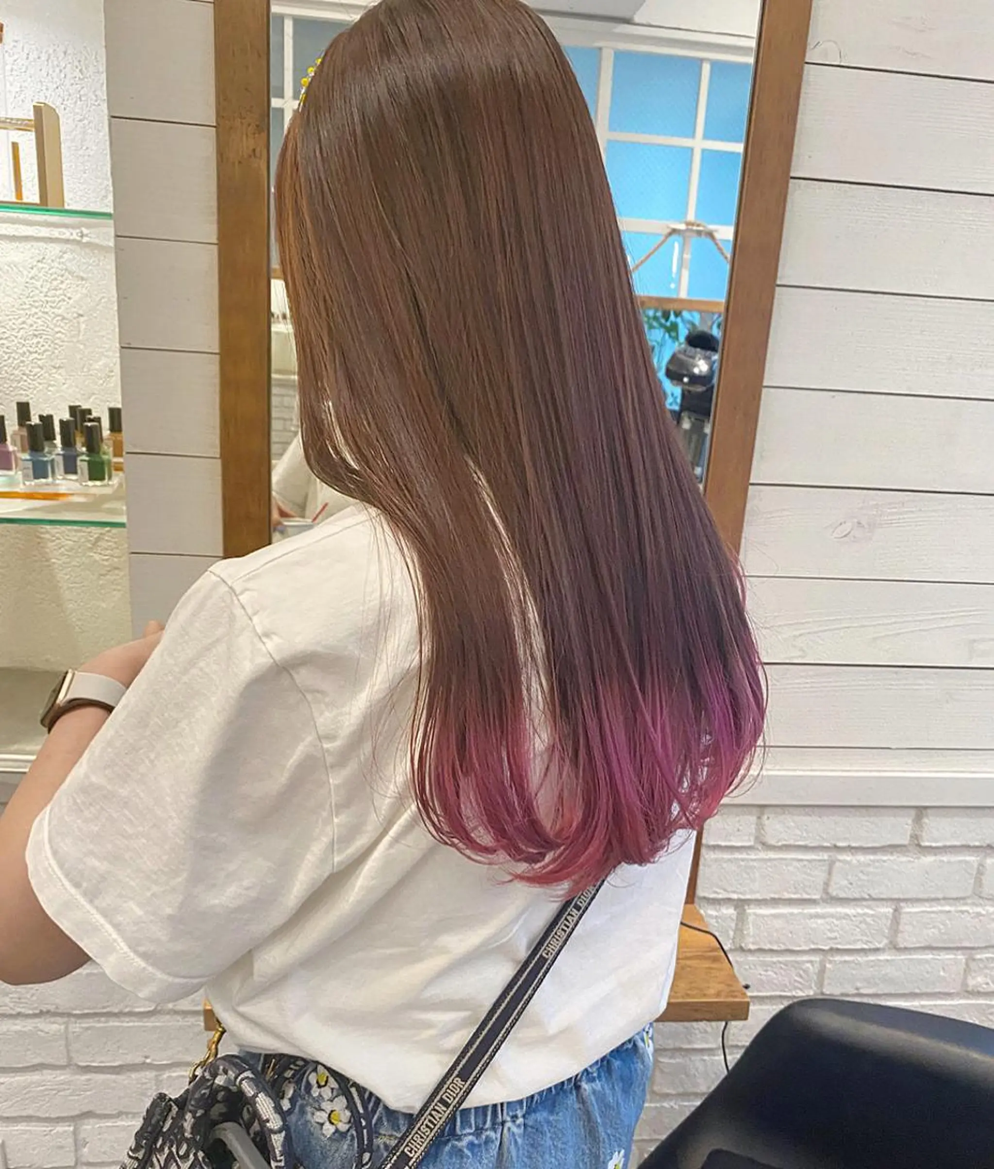 ロング カラー ピンクカラー 🌟アレンジが似合う カラー🌟Rumiのヘアスタイル