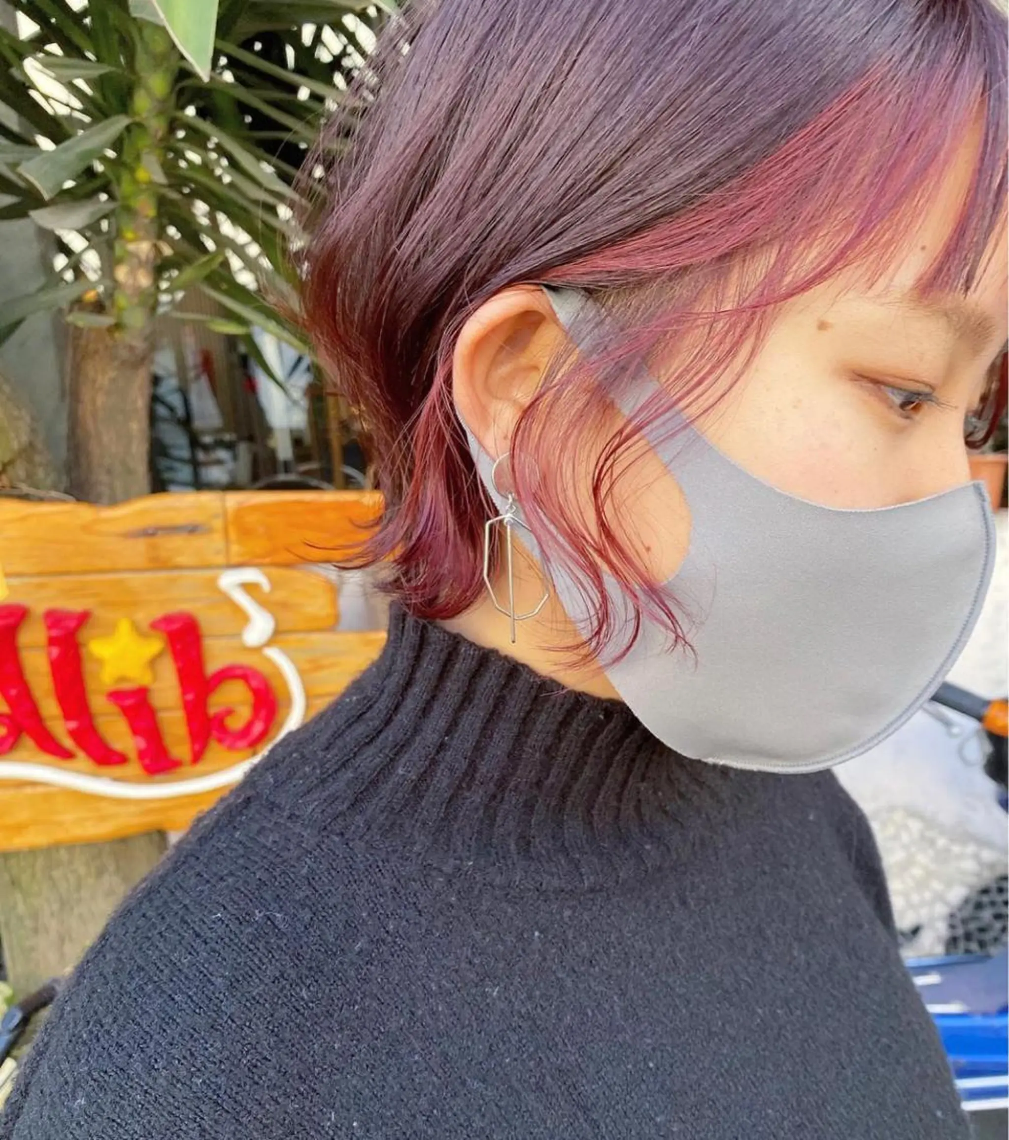 ショート カラー ヘアカラー トリートメント 玉木 育実のヘアスタイル