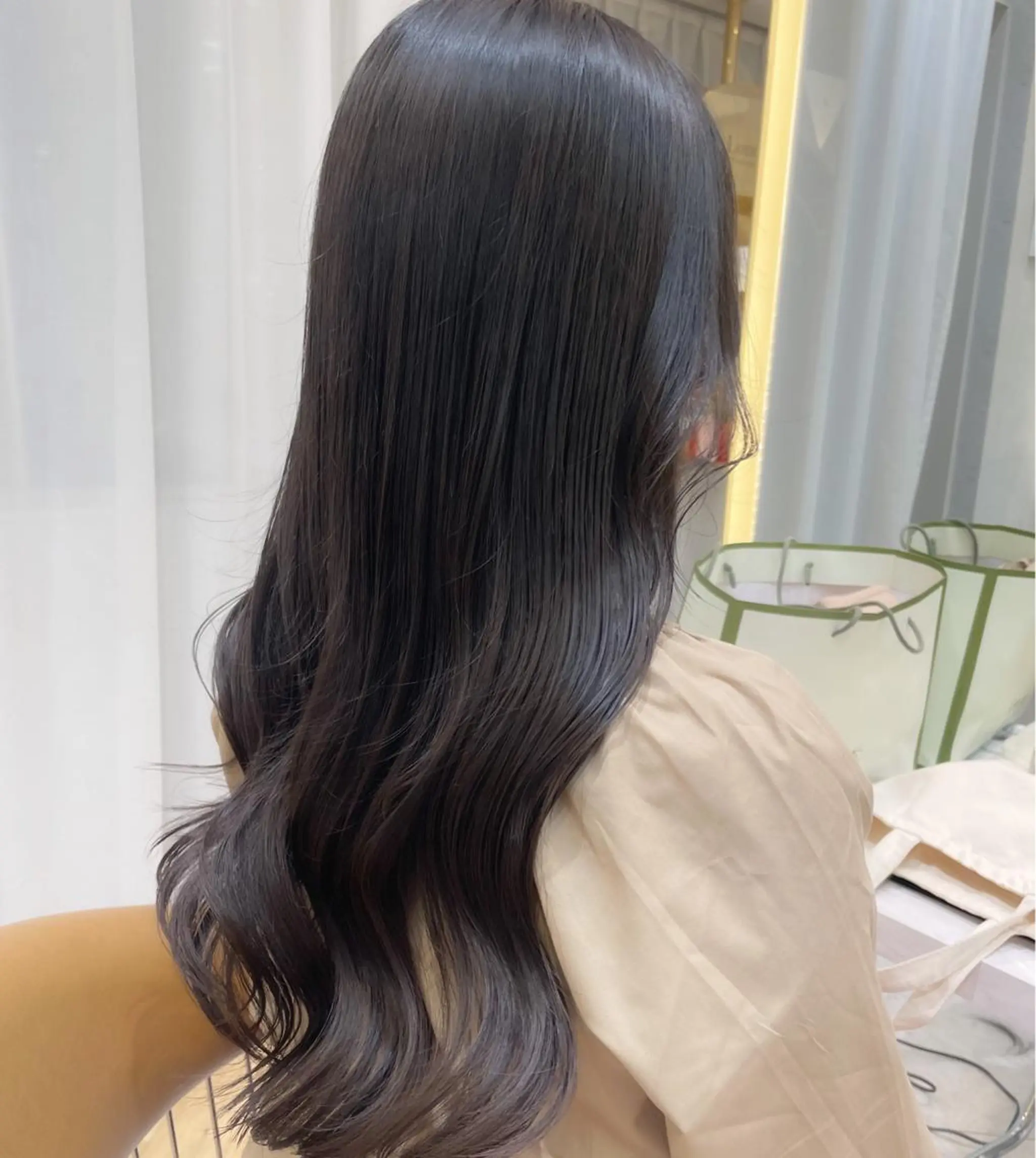 ロング カット ヘアカラー トリートメント 産休中2026.4月 復帰予定/野崎華代のヘアスタイル