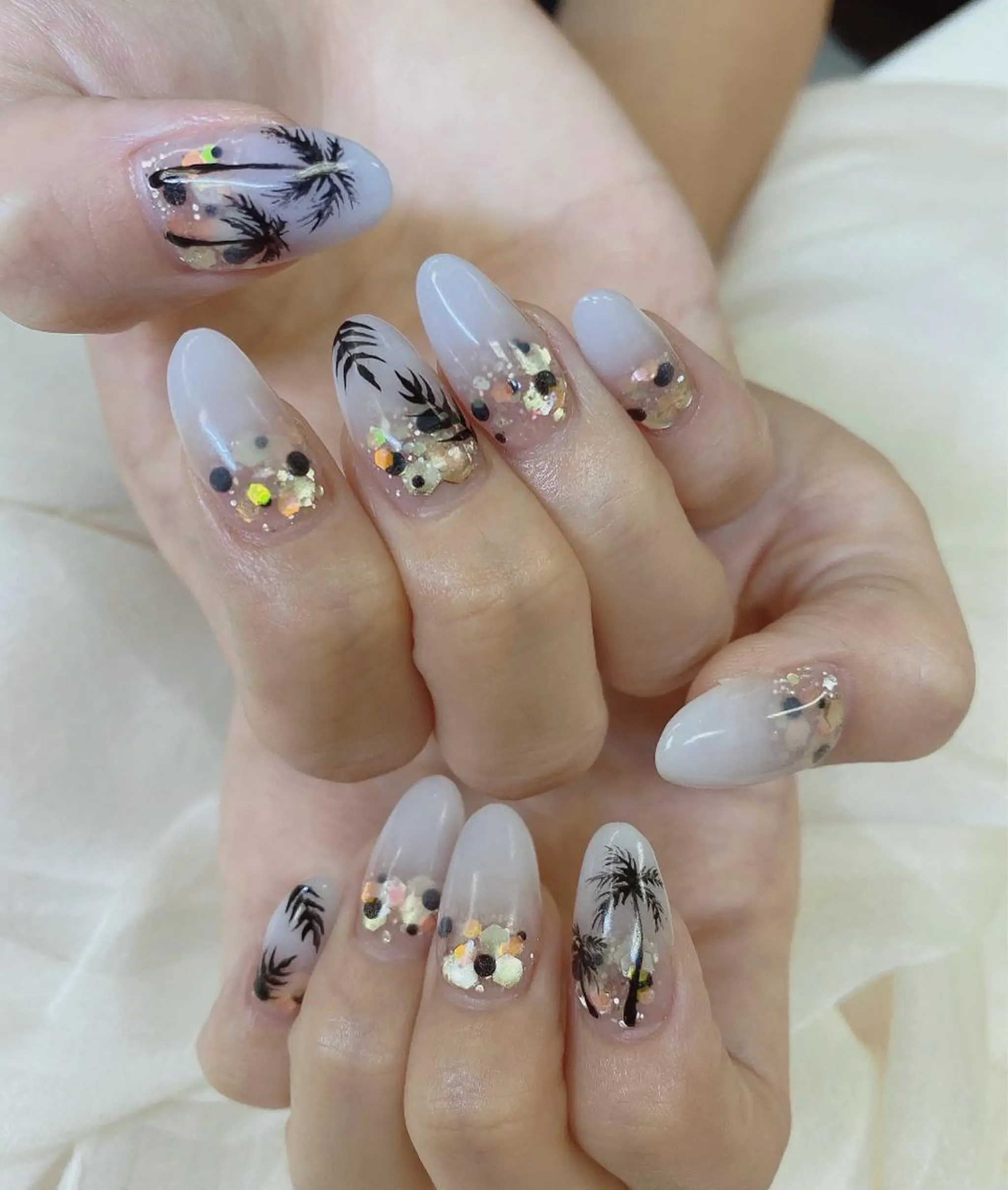 ミディアム ハンドネイル JNA認定講師🌸 RIEのネイルデザイン