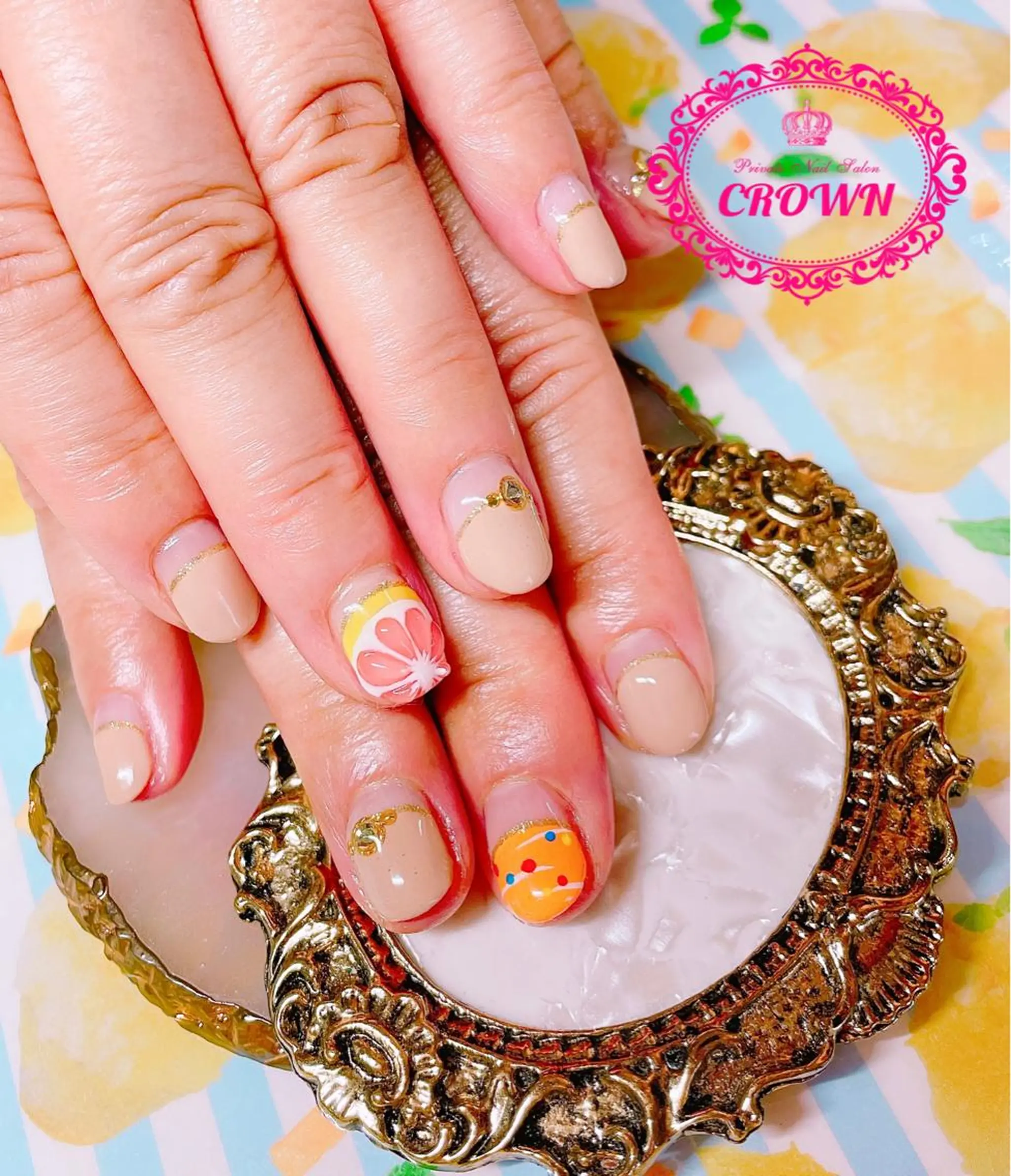 ネイル CROWN プライベートサロンのネイルデザイン