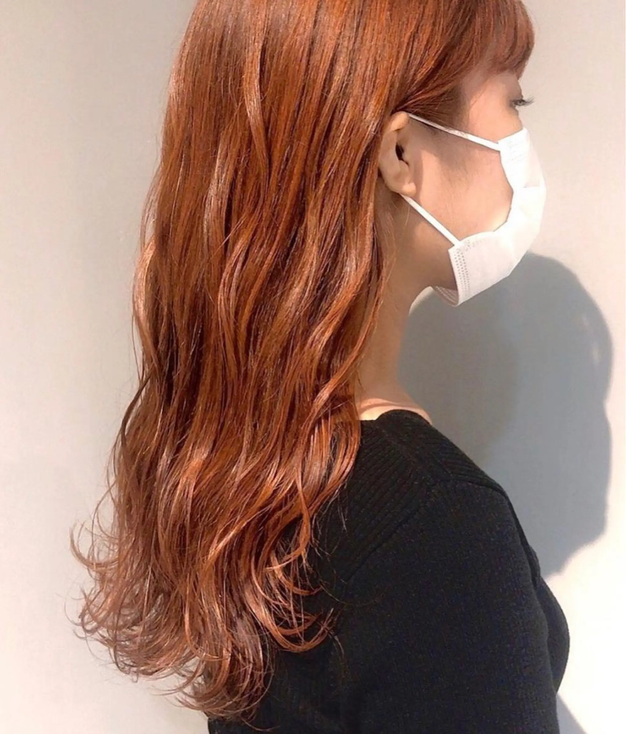 ミディアム カラー オレンジ ブリーチ👩‍🦳/ ‪✂︎MANAMIのヘアスタイル