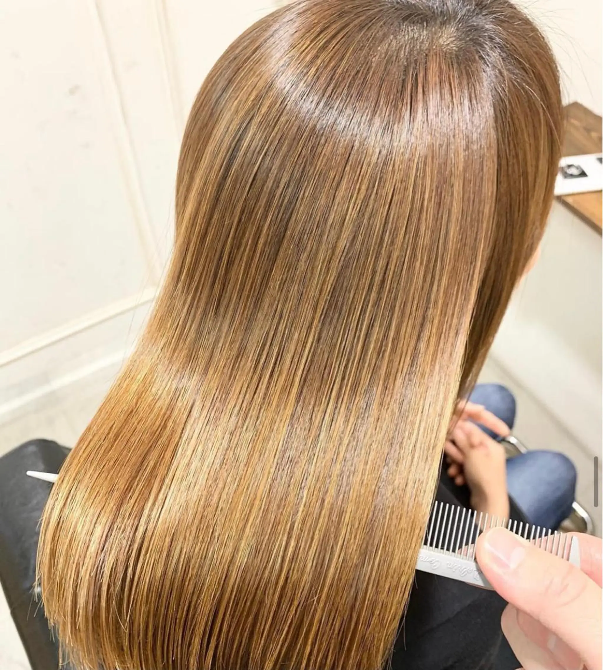 ロング Rubik's 阿倍野店所属・髪質改善 特化サロンのヘアスタイル