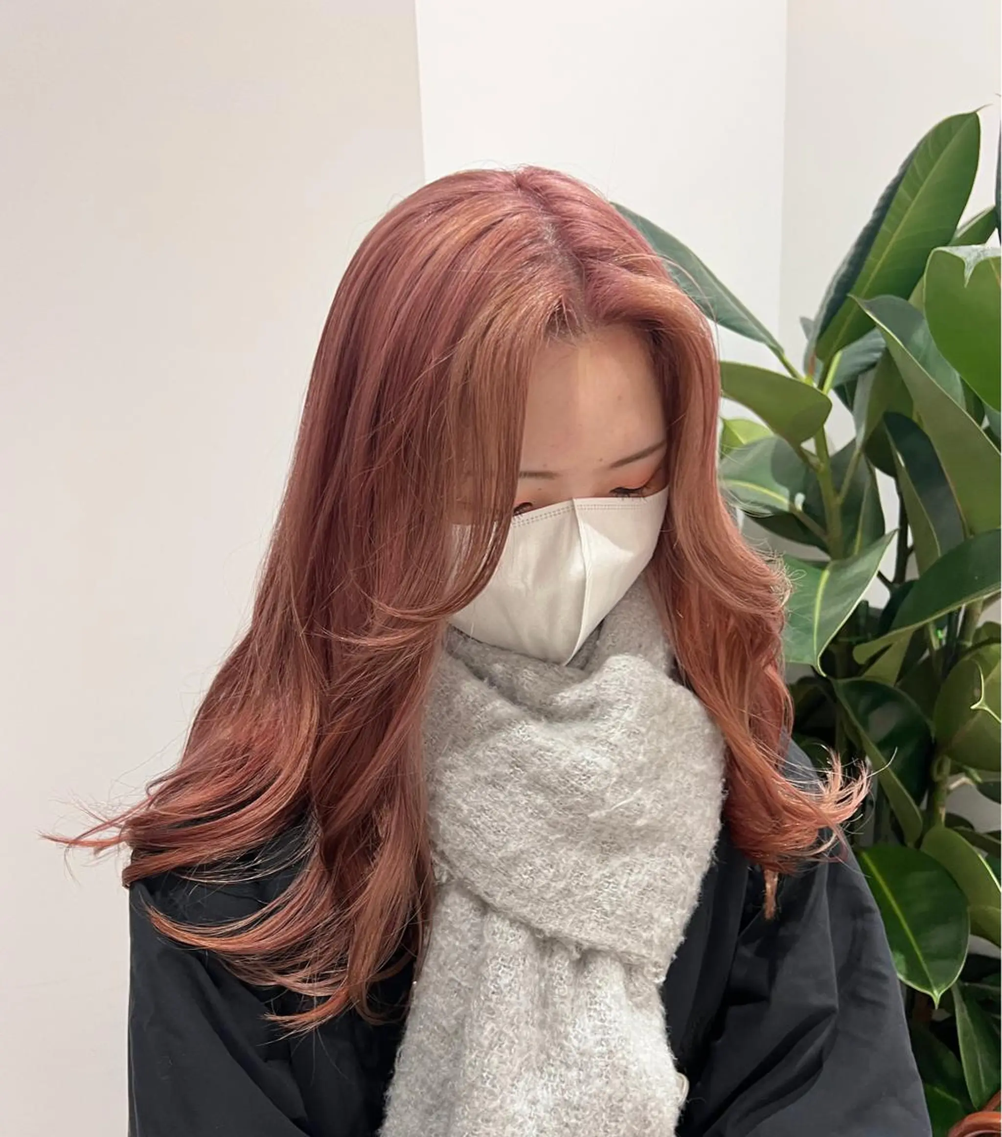 セミロング カラー カット ヘアカラー トリートメント ally hairsalon所属・Emi .のヘアスタイル