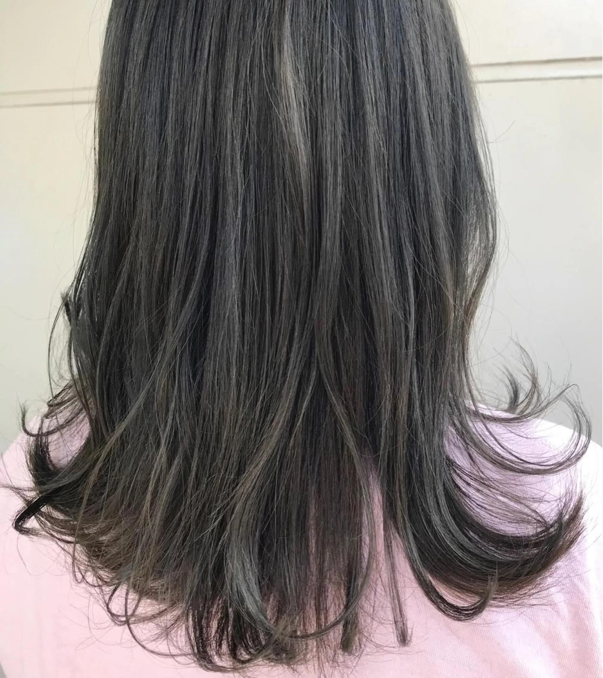 セミロング カラー カット ヘアカラー トリートメント GO TODAY所属・ハイトーン/小顔 カット/Ayumuのヘアスタイル