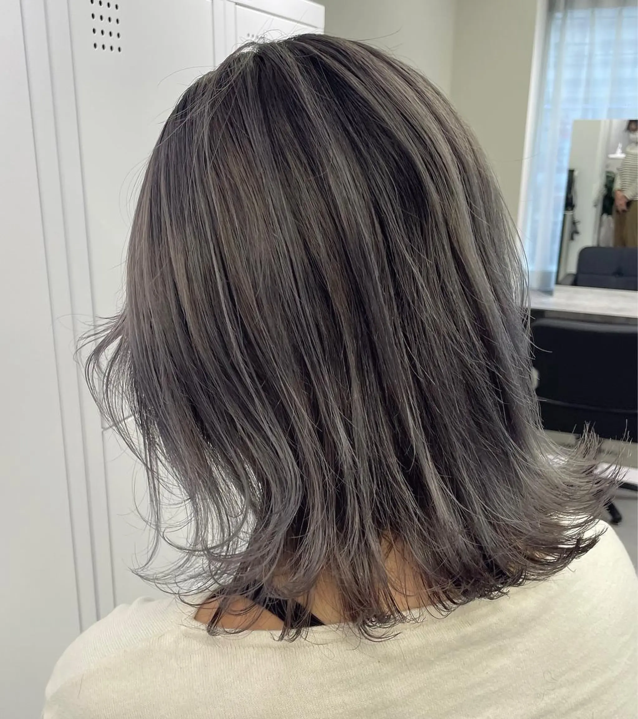 ミディアム カラー ヘアカラー ate.心斎橋 RYUKAのヘアスタイル