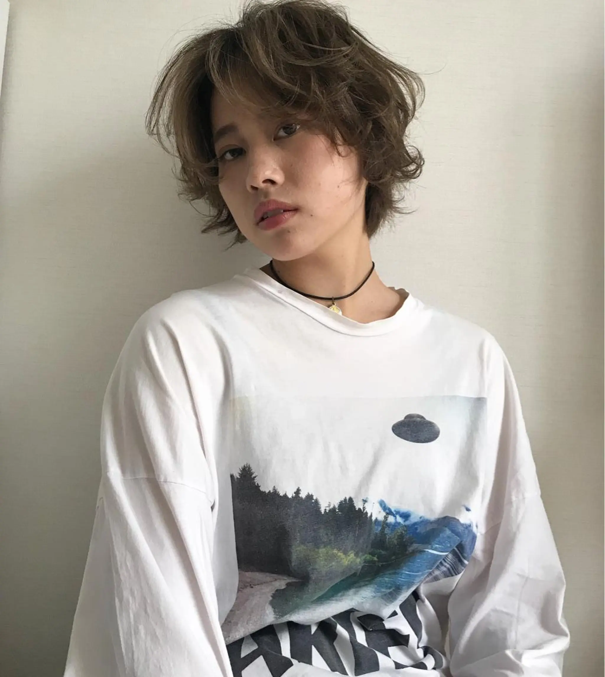 ショート カラー 🇰🇷カルマパーマ kaito🇰🇷のヘアスタイル