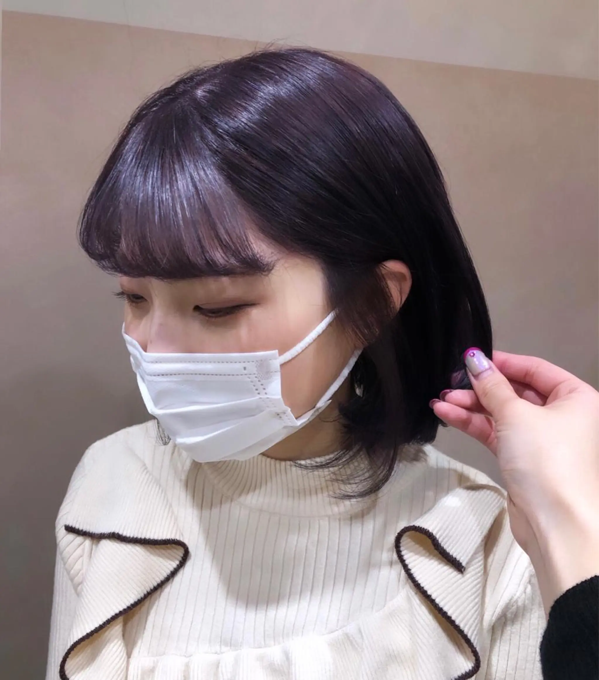 ミディアム カラー ヘアアレンジ 関谷 あいみのヘアスタイル