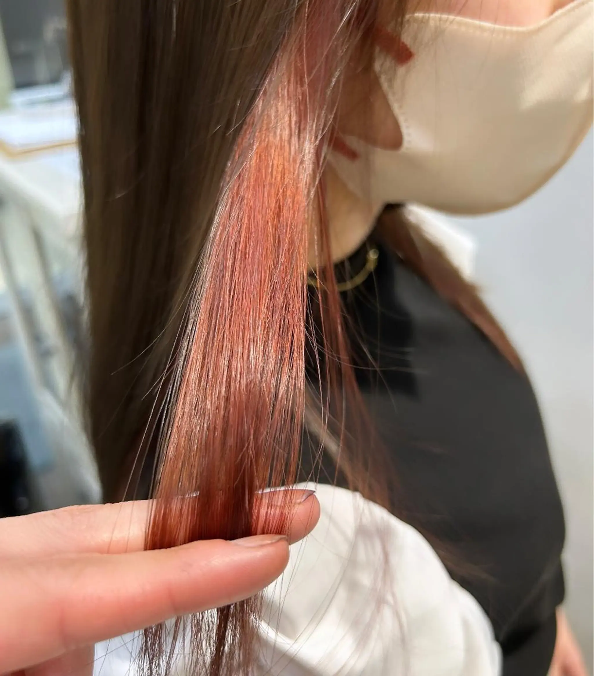 カラー ピンクカラー ハピネス所属・川本 真鈴のヘアスタイル