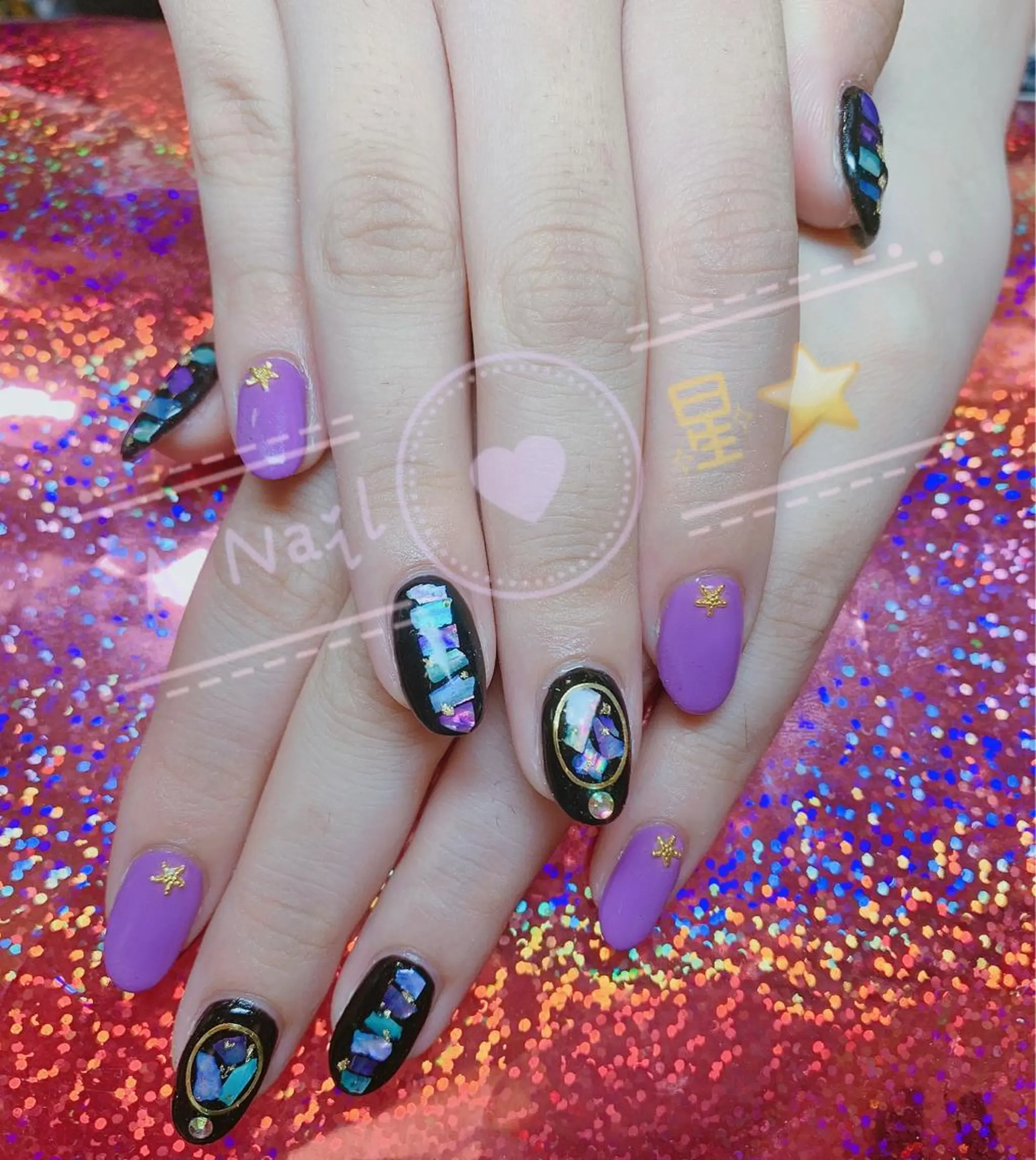 ネイル ハンドネイル AIRA  Eyelash&Nail所属・汐 xi.のネイルデザイン