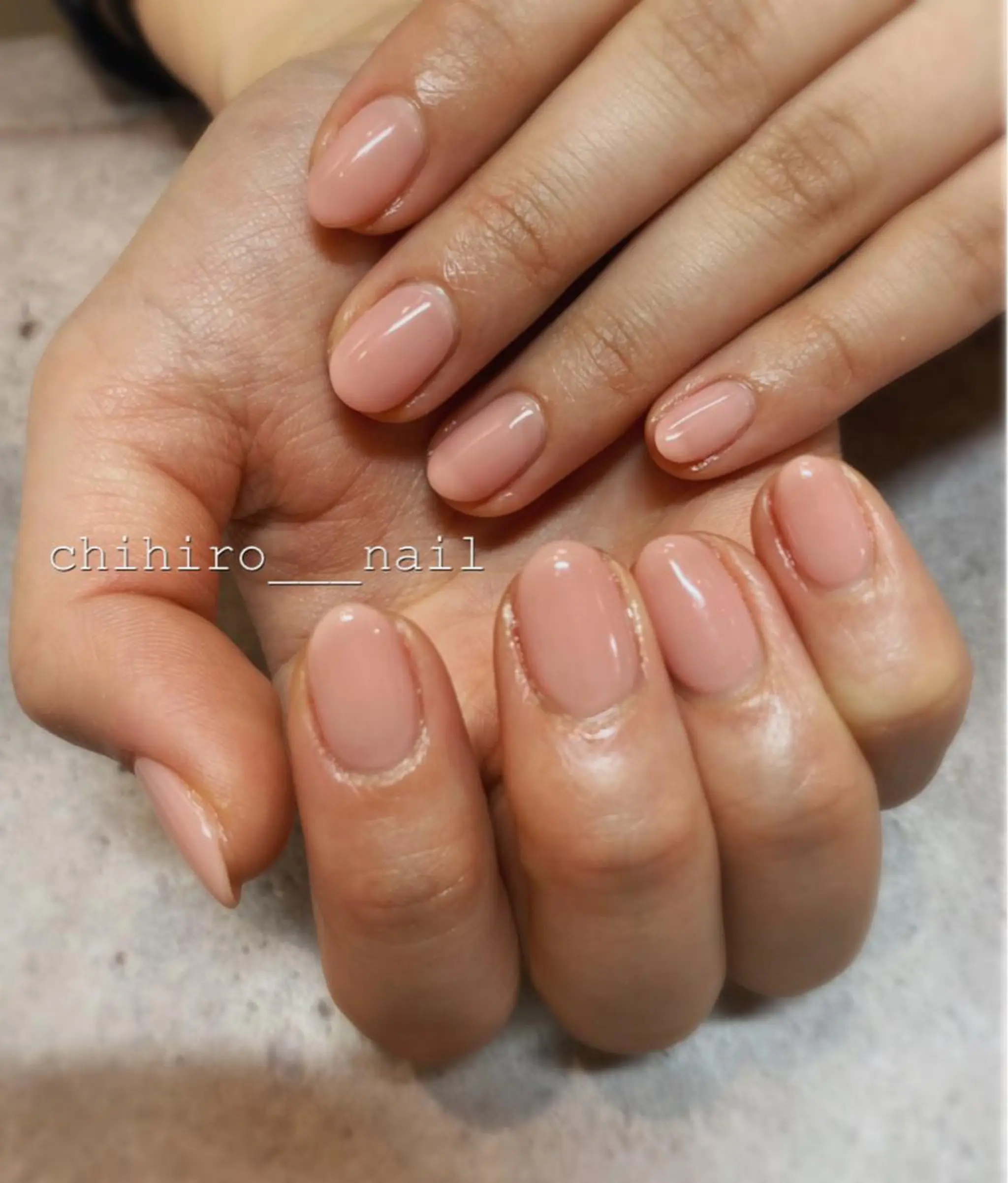 ショート カラー ネイル アートネイル フレンチネイル ジェルネイル マグネットネイル ニュアンスネイル ハンドネイル beauty salon ma'am所属・chihiro 小路ネイルのネイルデザイン