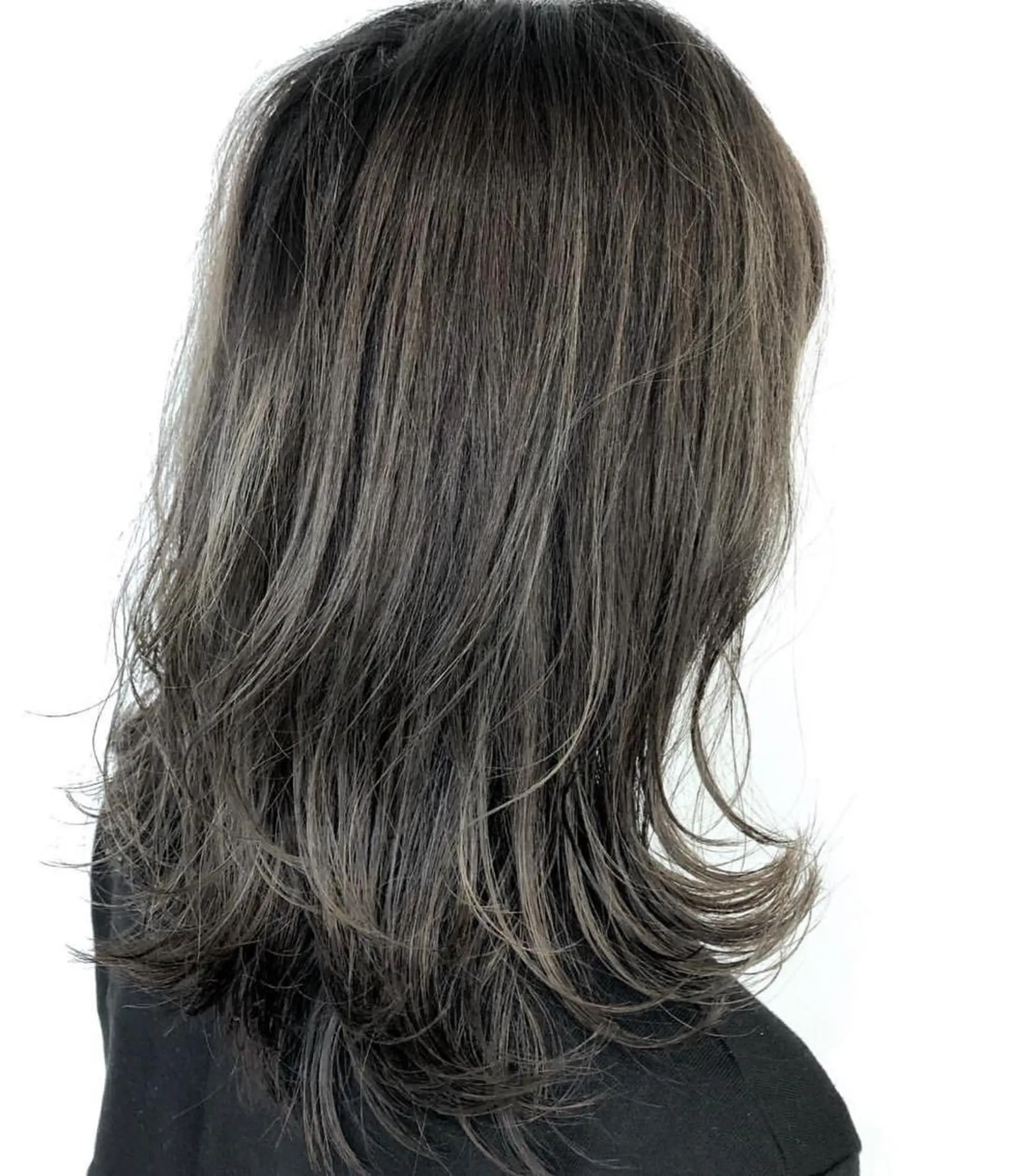 ミディアム カラー ハイライトカラー ハイライト salon m ni サロンマーニ所属・久保田 一のヘアスタイル