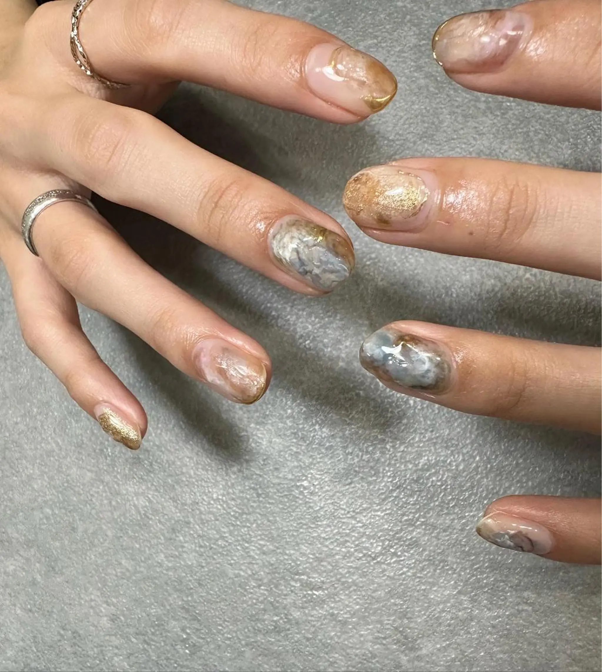 ネイル ハンドネイル フットネイル kiii.__ ✴︎*のネイルデザイン