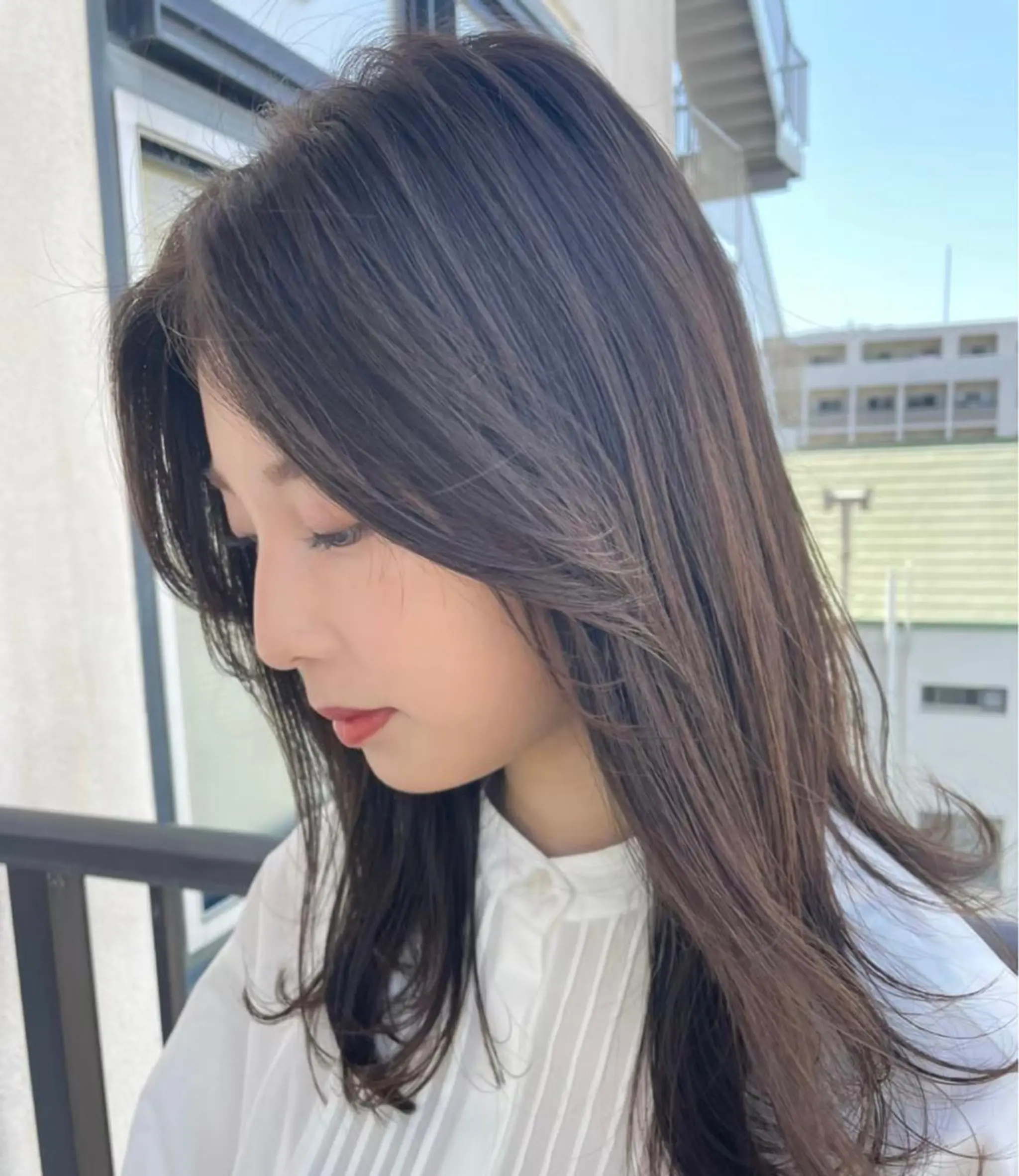セミロング カラー カット トリートメント プチプラサロン LEM長町/三浦翔のヘアスタイル