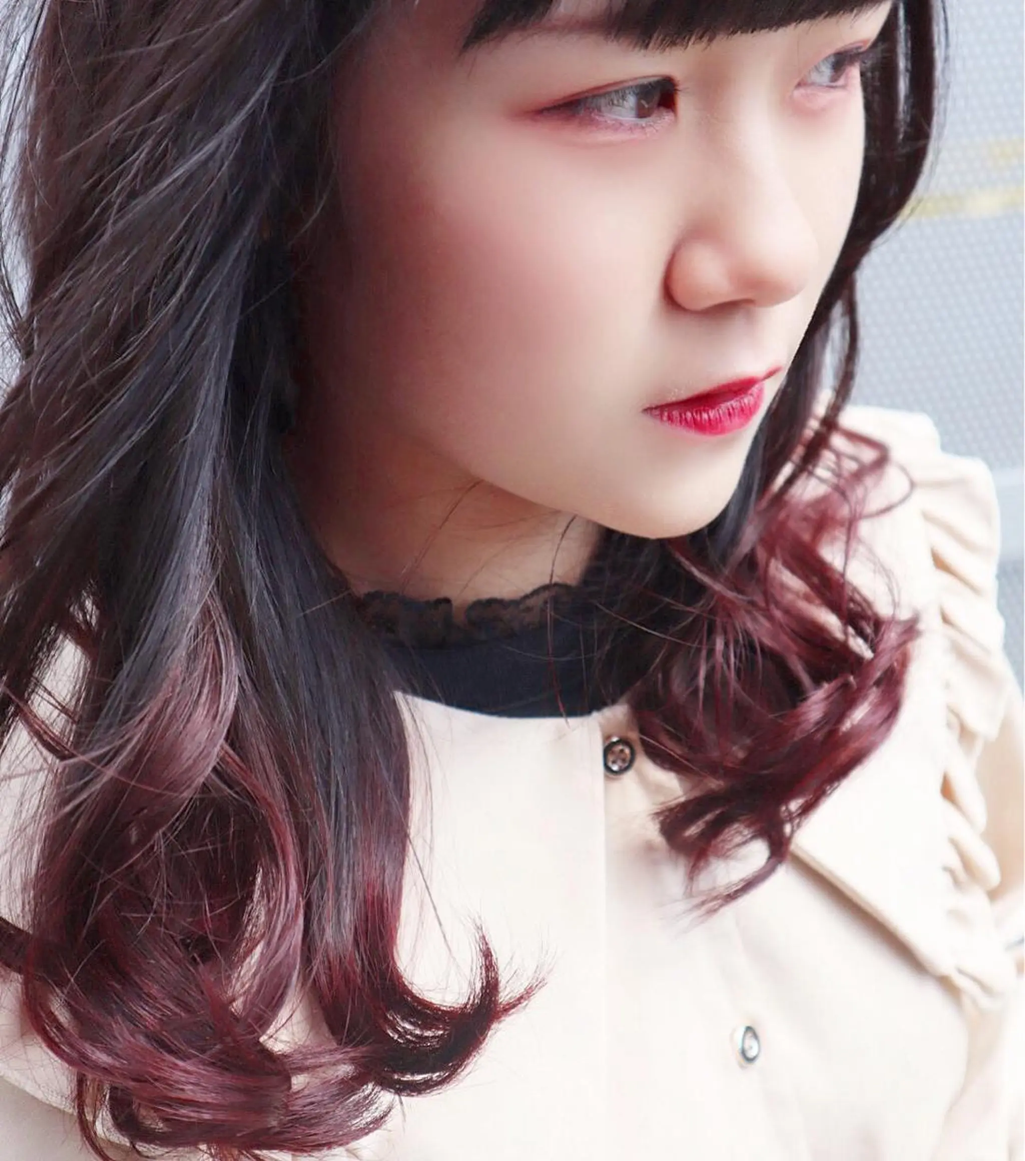 セミロング カラー ピンクカラー バイオレットカラー cocoru所属・＊横浜駅＊ 金子 誠也のヘアスタイル