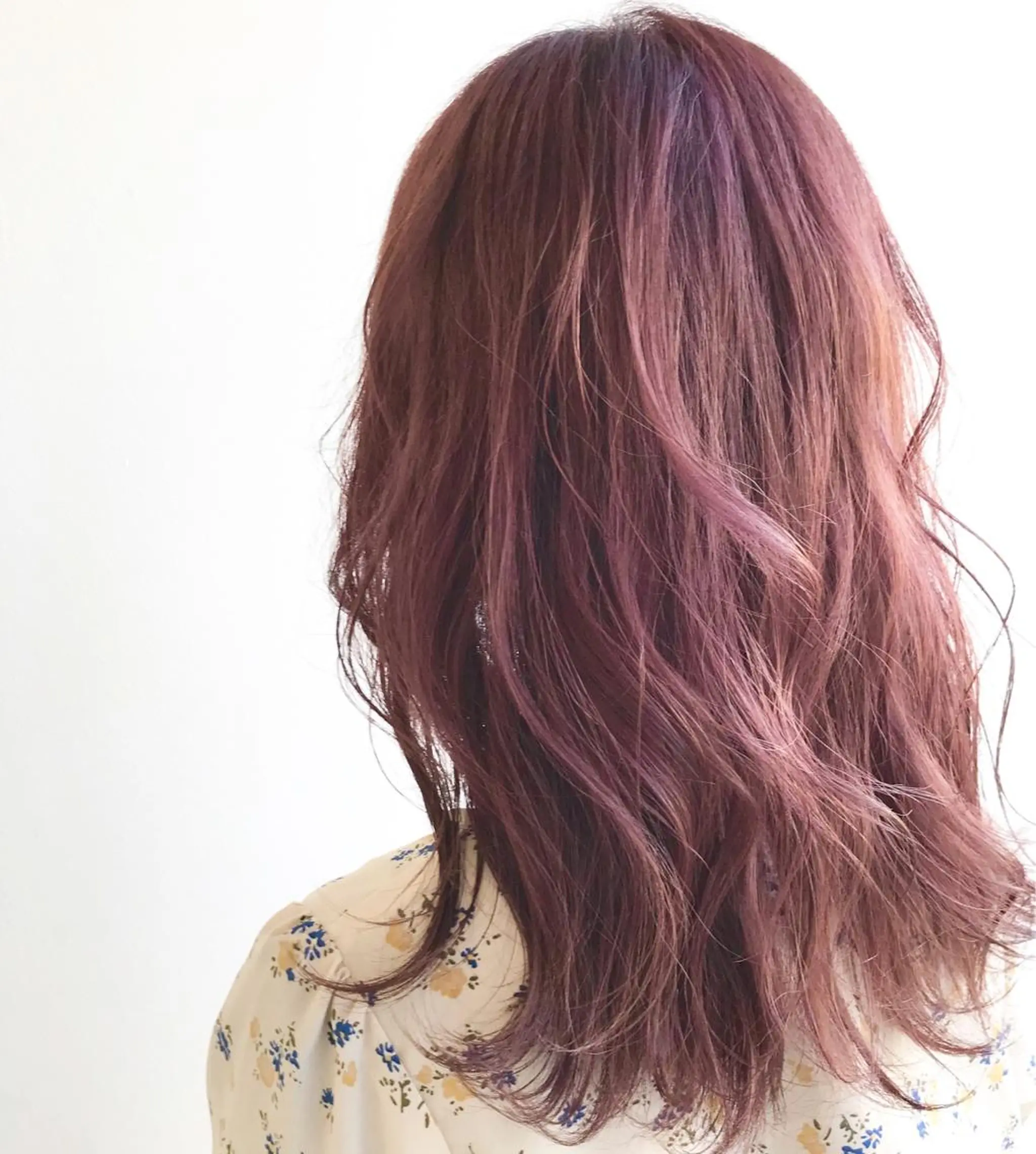 セミロング カラー ベージュカラー ピンクカラー ピンクベージュ カット ヘアカラー ボブ/ハイトーン 立川loose 下田のヘアスタイル