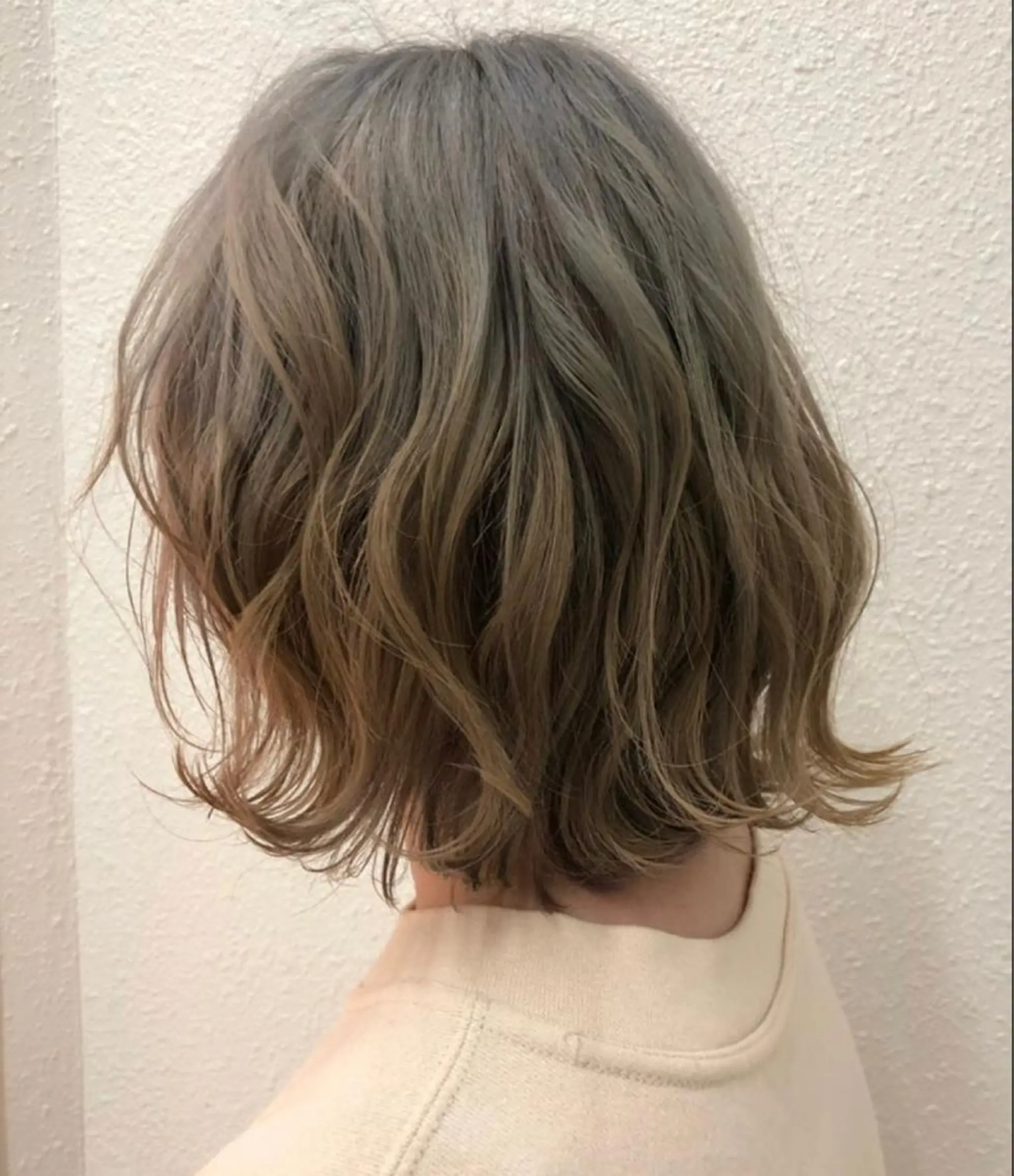 セミロング パーマ セミロングパーマ k-twoたき✨艶感 カラー／美髪矯正のヘアスタイル