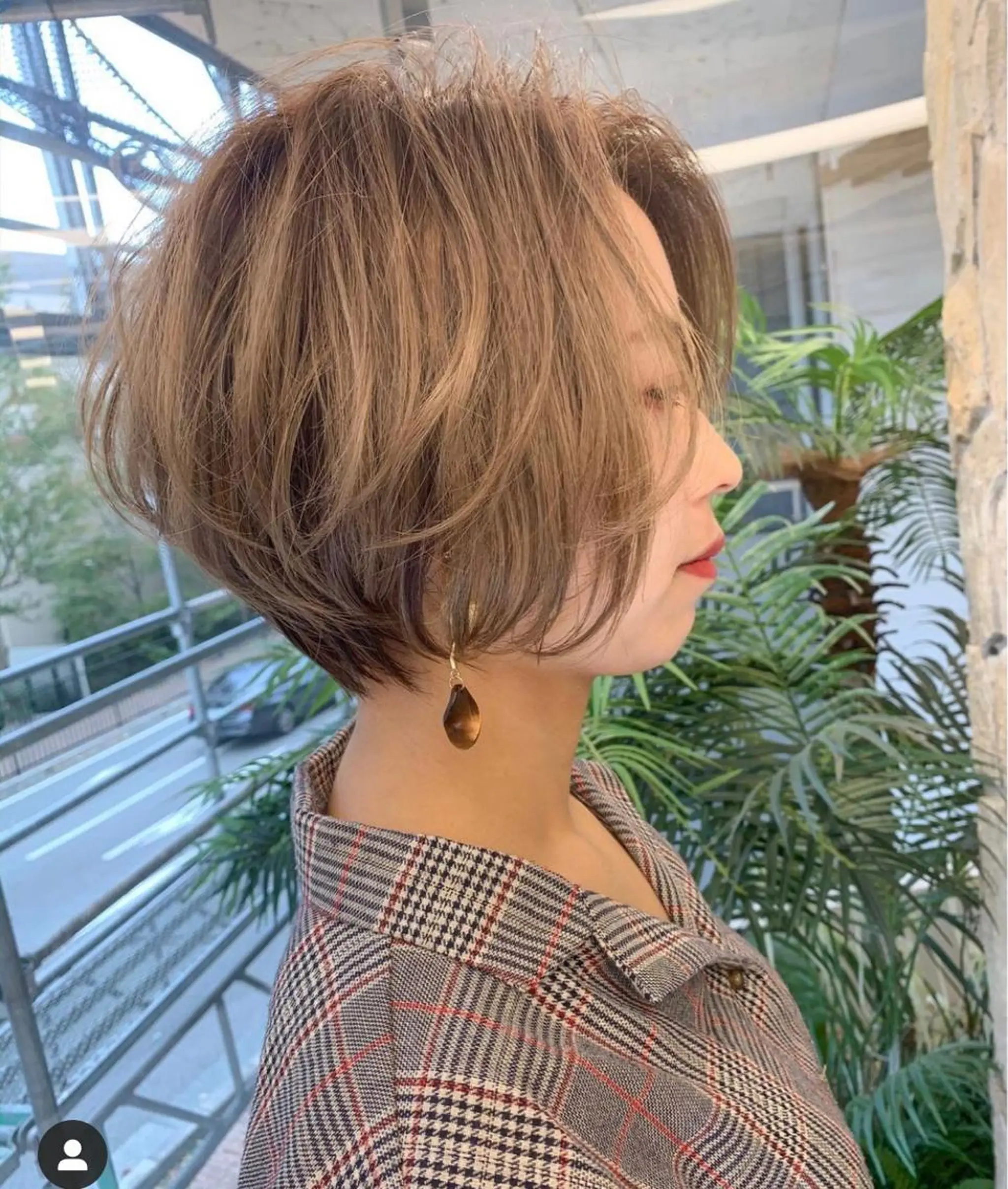 ショート オーロ西大寺所属・松永 夏のヘアスタイル