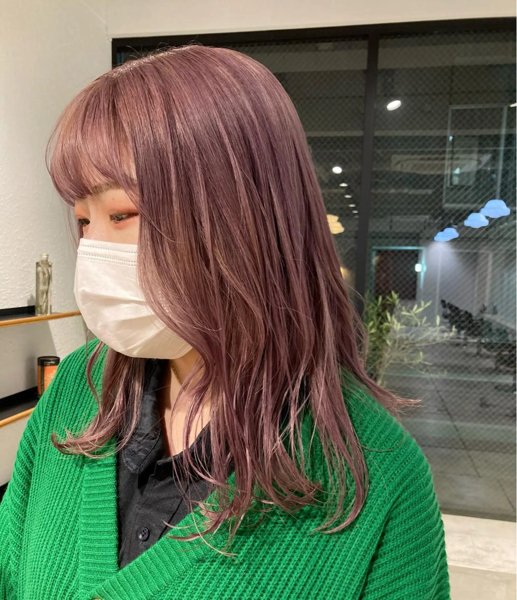 ロング カラー Chlan岡本所属・Chlan岡本 坂本朱樺莉のヘアスタイル