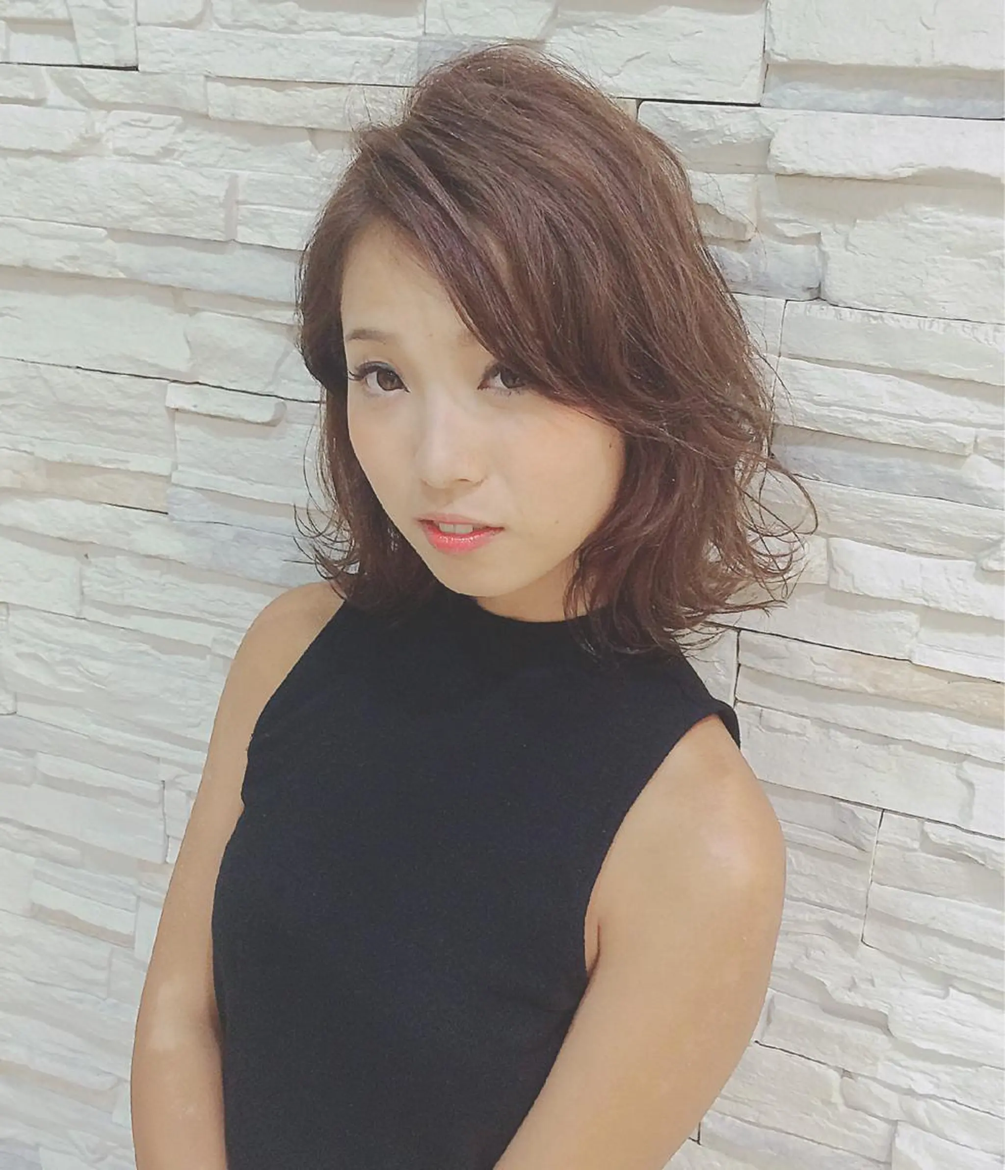 ミディアム 新宿 木下拓哉のヘアスタイル