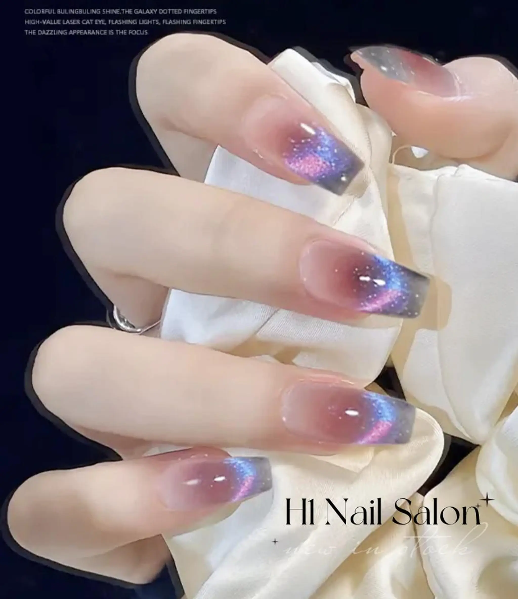 ロング H1 ネイル サロンのネイルデザイン