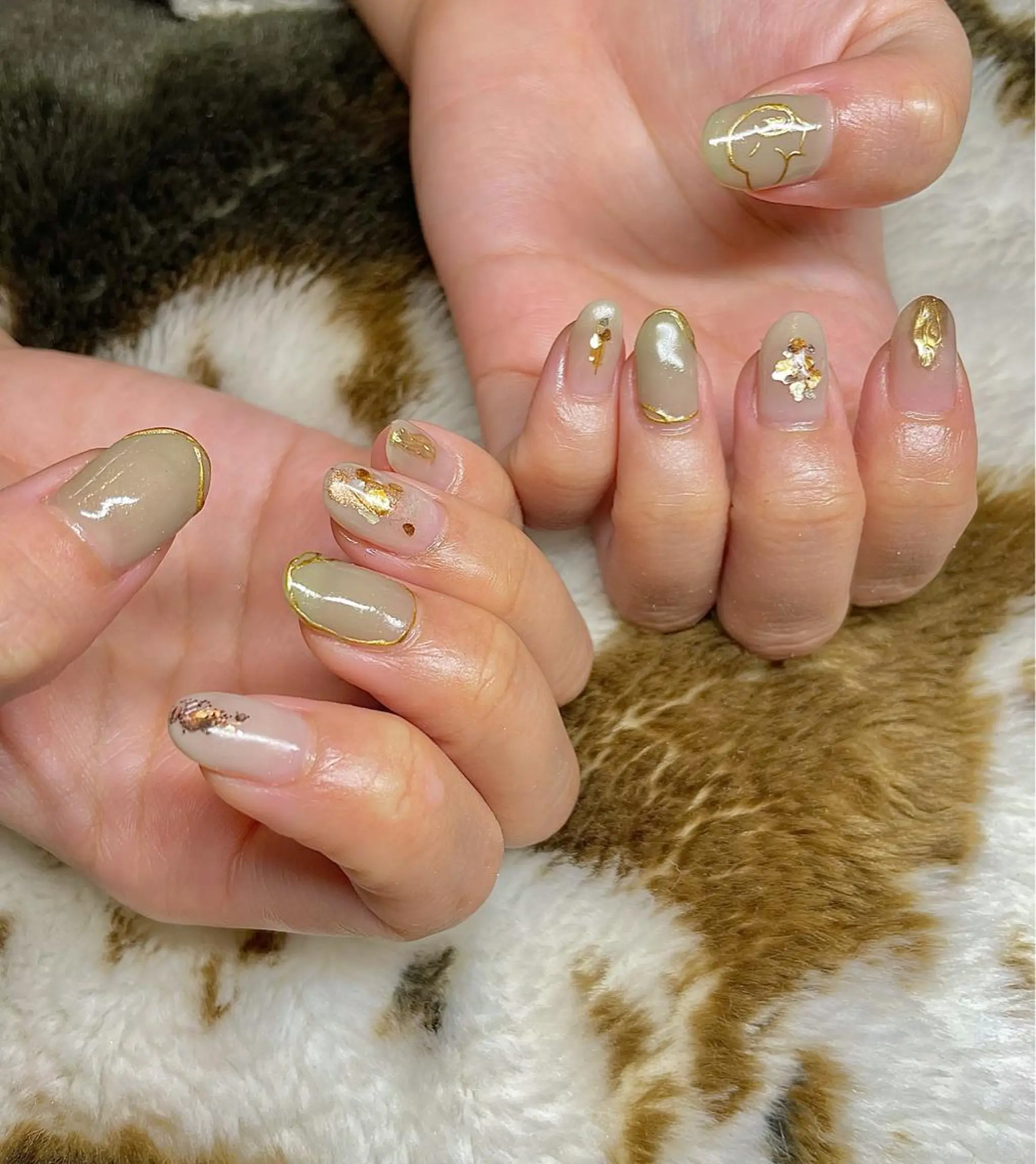 ミディアム カラー パーマ ヘアアレンジ メンズ キッズ ネイル マツエク・マツパ ピスタチオネイル nail&eye Aoのマツエク・マツパデザイン