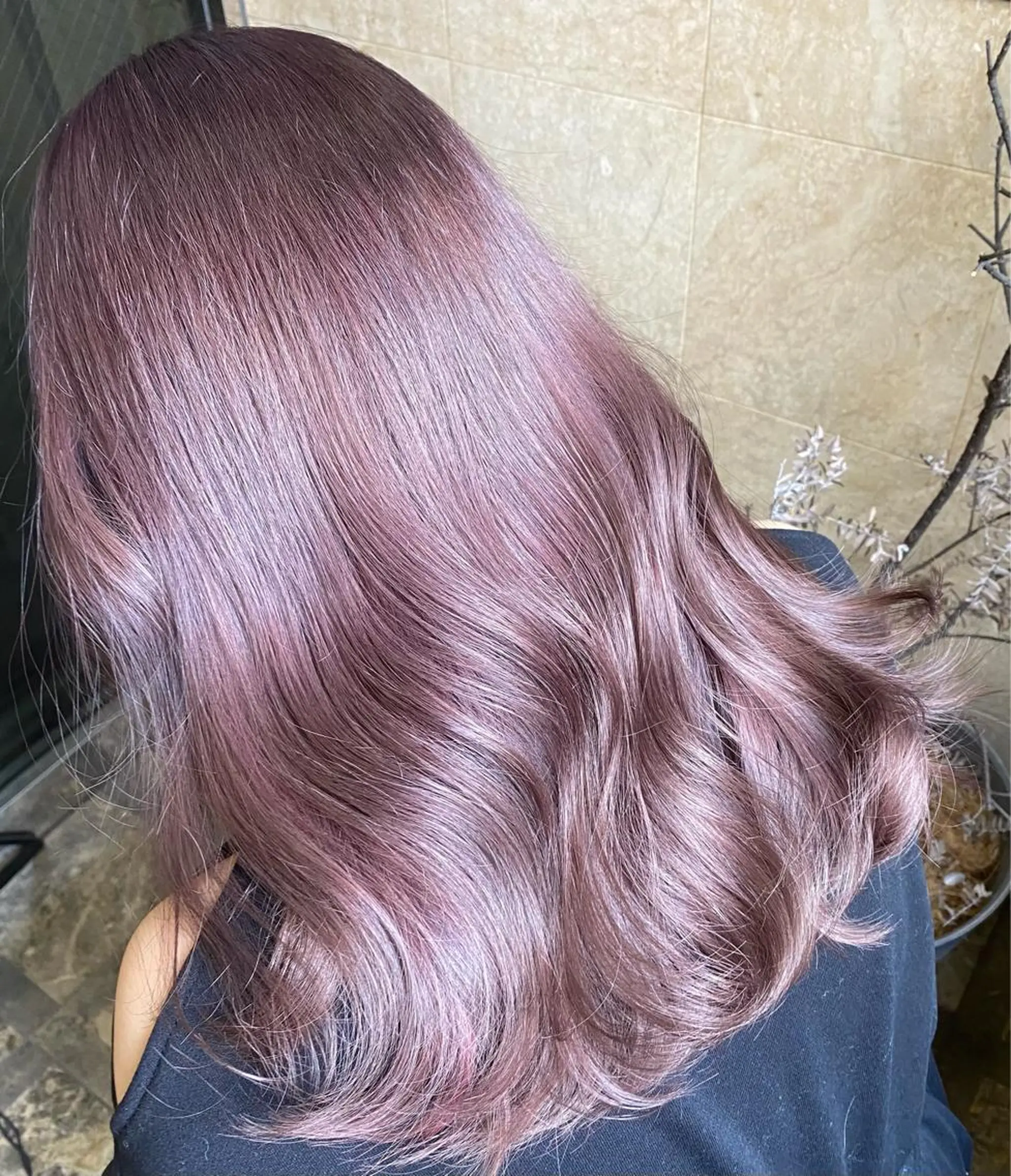 セミロング 韓国レイヤー/透明感 カラー🦋mioのヘアスタイル