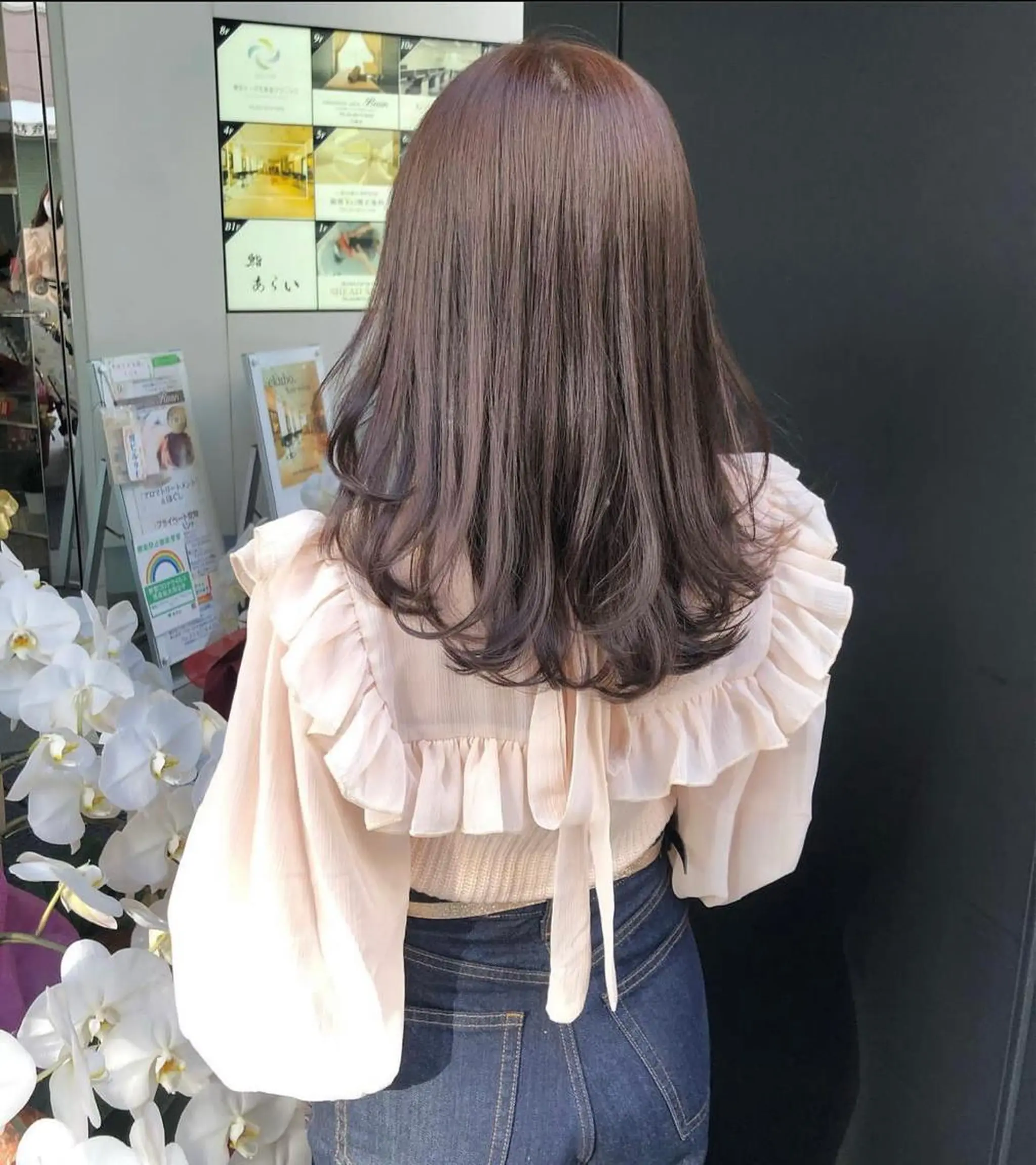 ミディアム カラー ヘアカラー ❤️‍🔥波巻きパー マ❤️‍🔥/大須賀のヘアスタイル