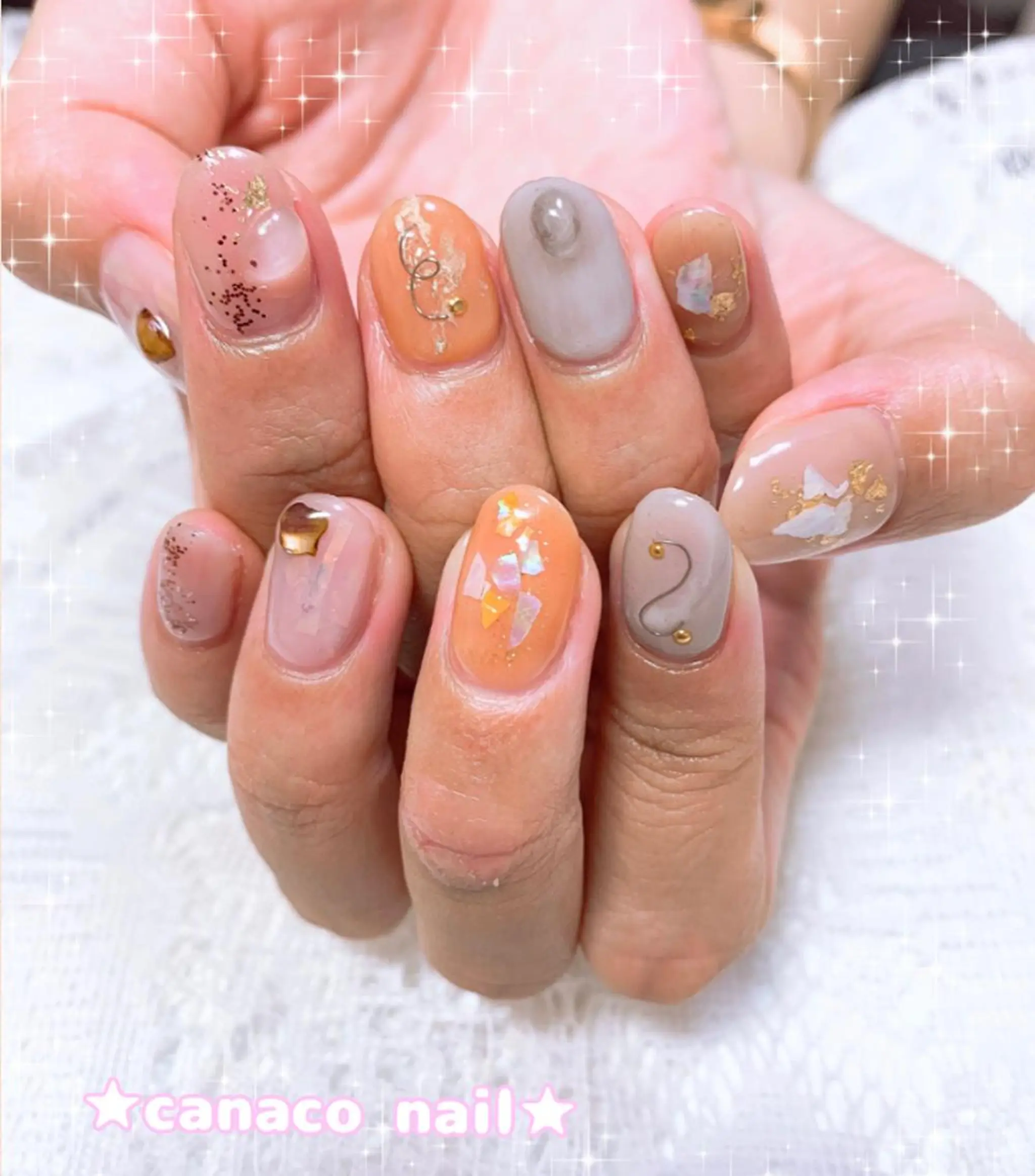 ネイル ニュアンスネイル ハンドネイル ハンドケア Felice所属・ベテランネイル cnc  nailのネイルデザイン