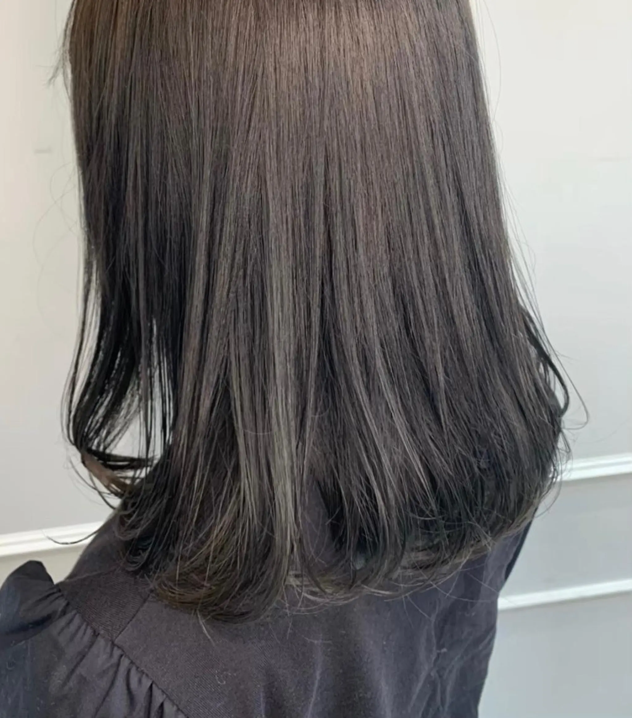 ミディアム カラー 韓国ヘア🍒渡辺 咲🍒のヘアスタイル