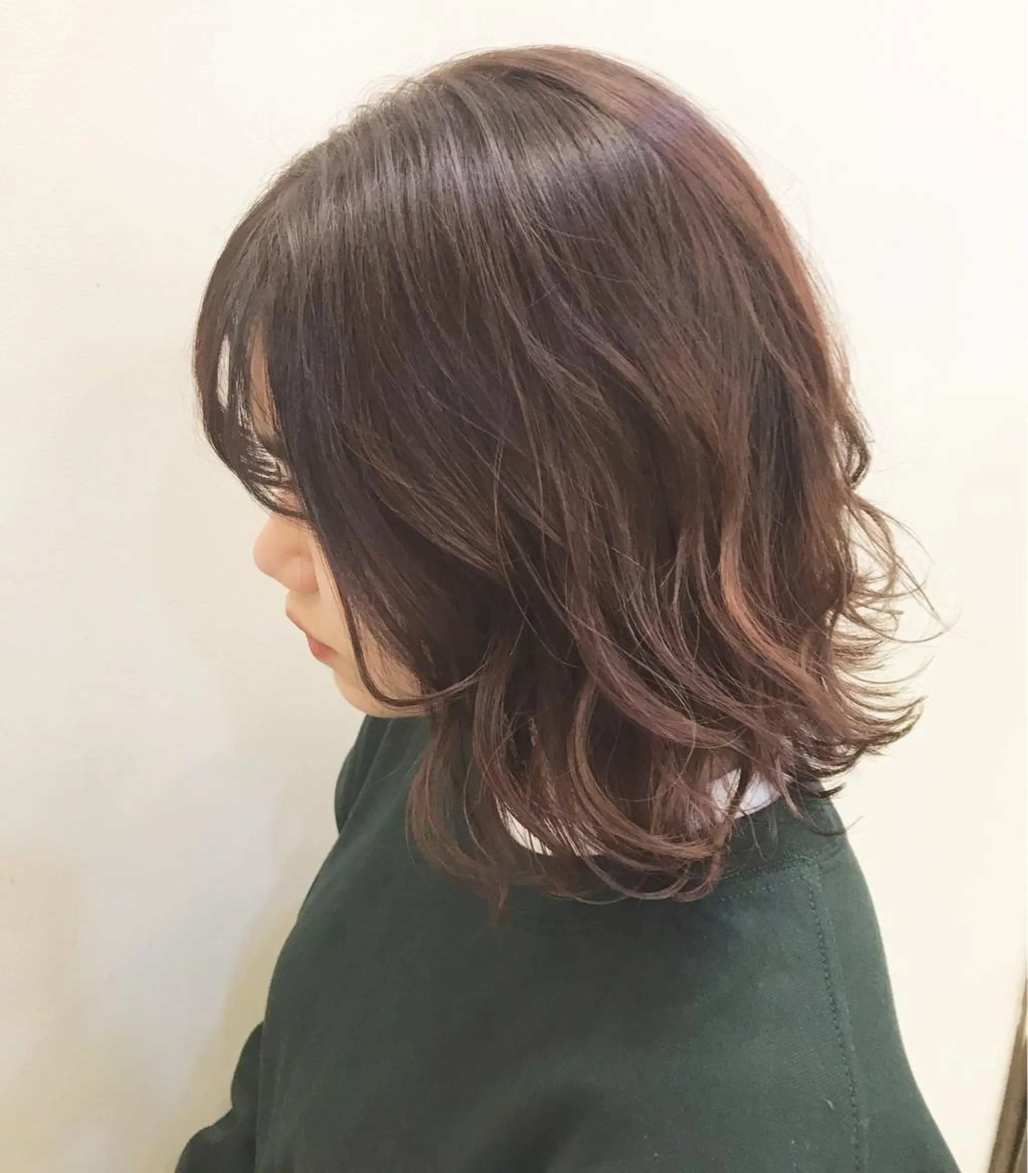 ミディアム カラー カット ヘアカラー トリートメント 嶋佐 昌大 シマサマオのヘアスタイル